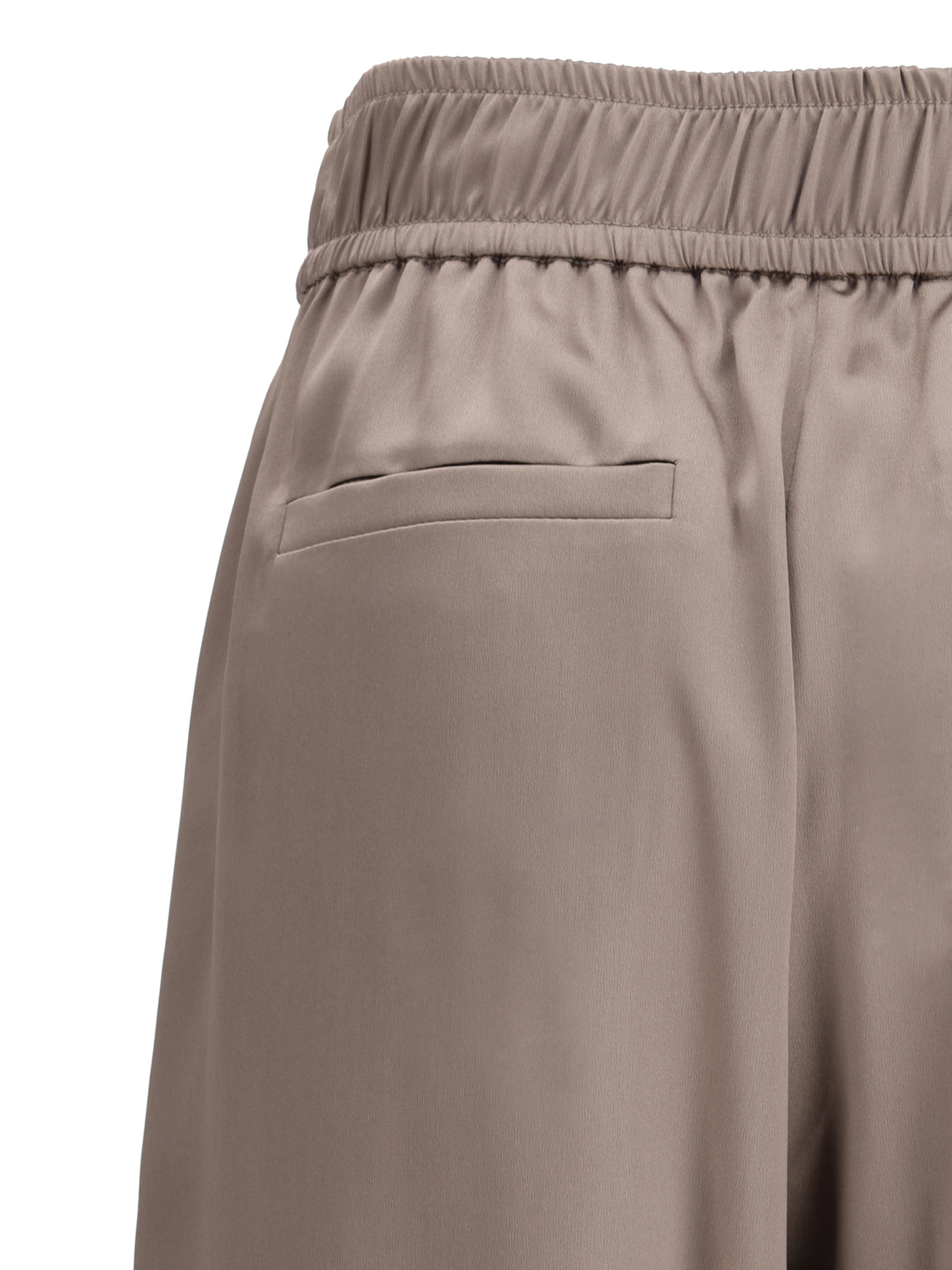 Brunello Cucinelli Palazzo Pants In Nude