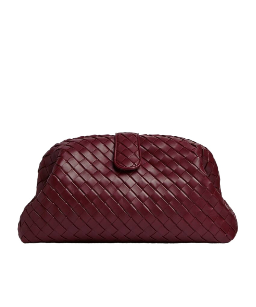 BOTTEGA VENETA LAUREN 1980 MAXI KNITTED CLUTCH 