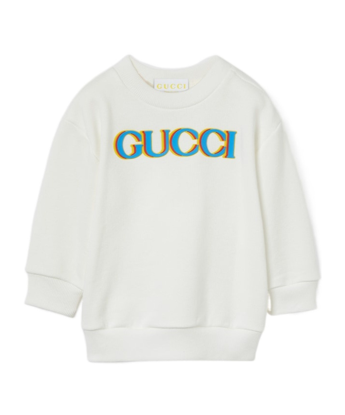 Gucci Print Sweater In White