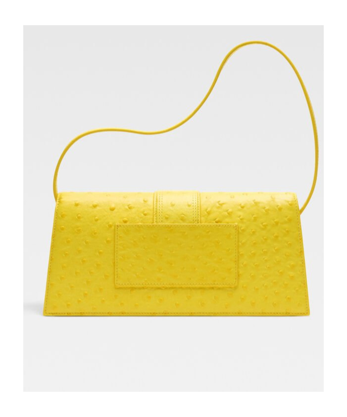 Jacquemus Long Flip Shoulder Bag In Yellow