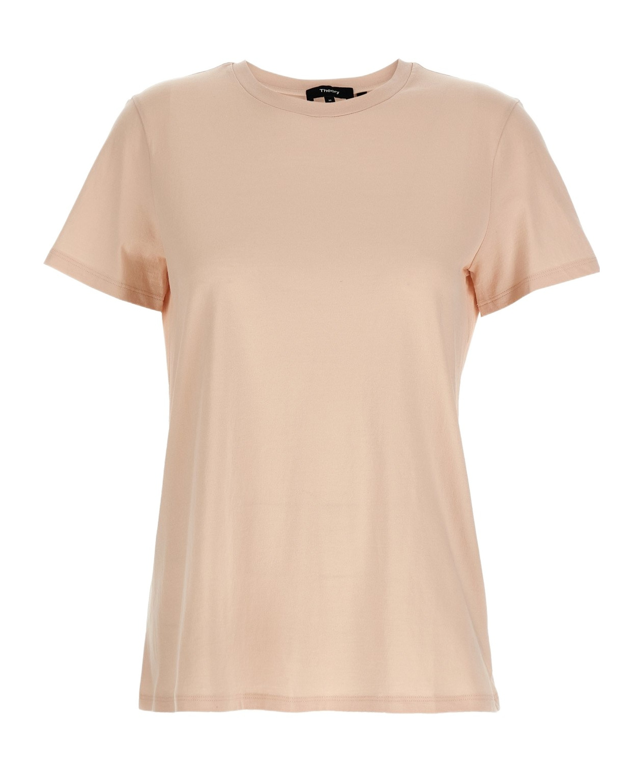 Theory Simple Crew Neck T-shirt In Nude