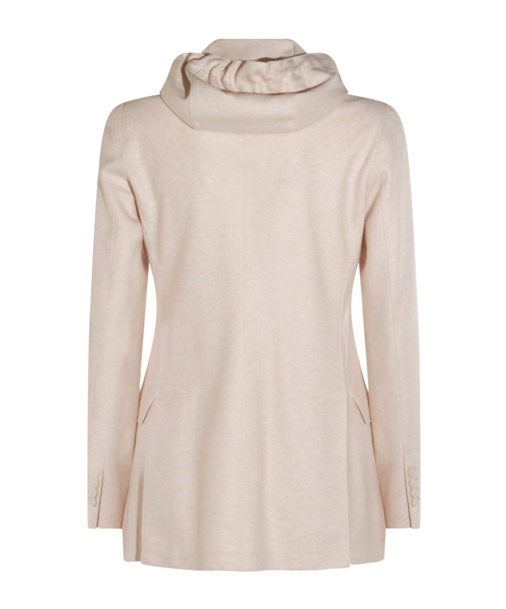 Eleventy Drawstring Hooded Casual Jacket In Neutral