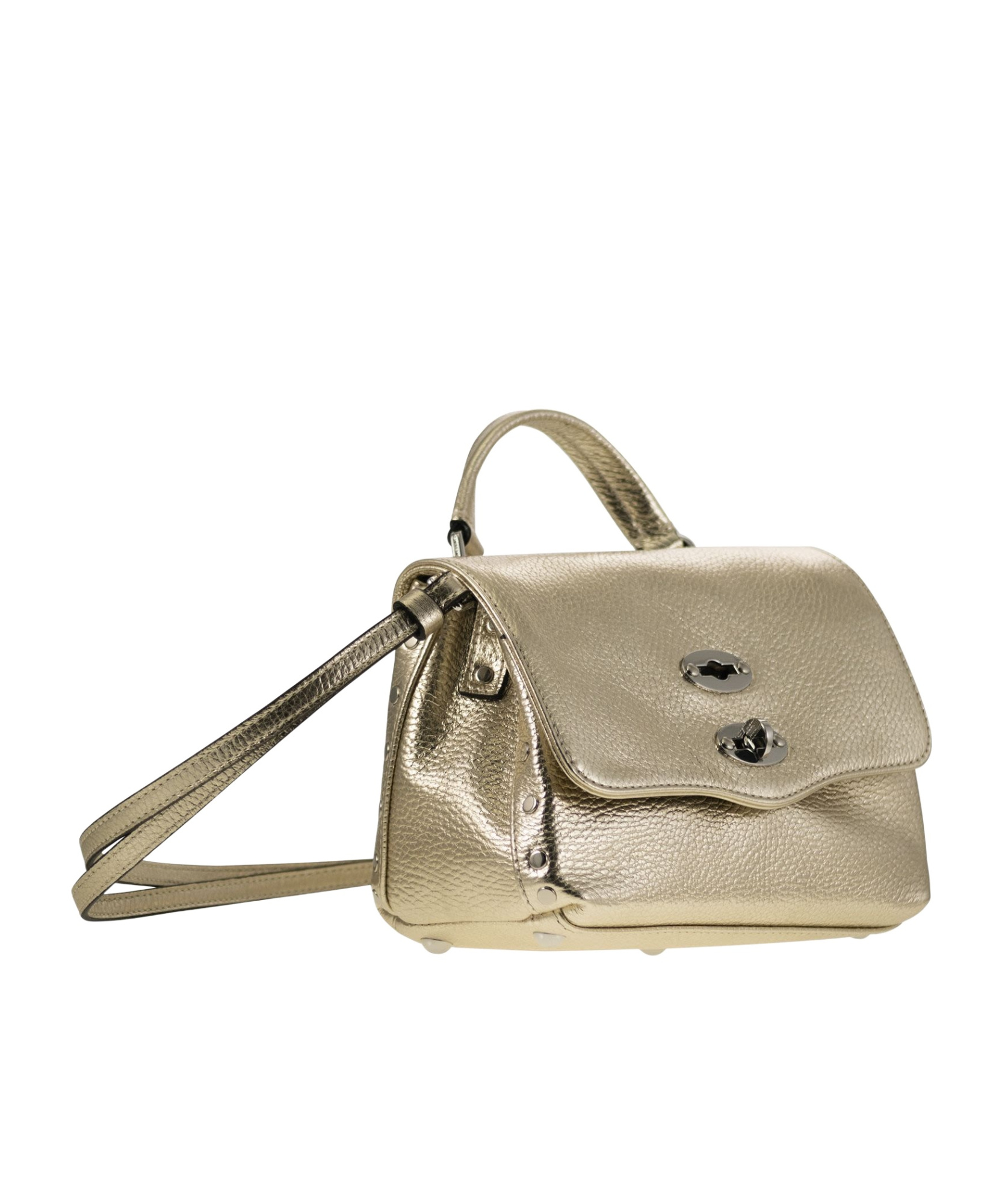 Shop Zanellato Flip Shoulder Bag In Nude