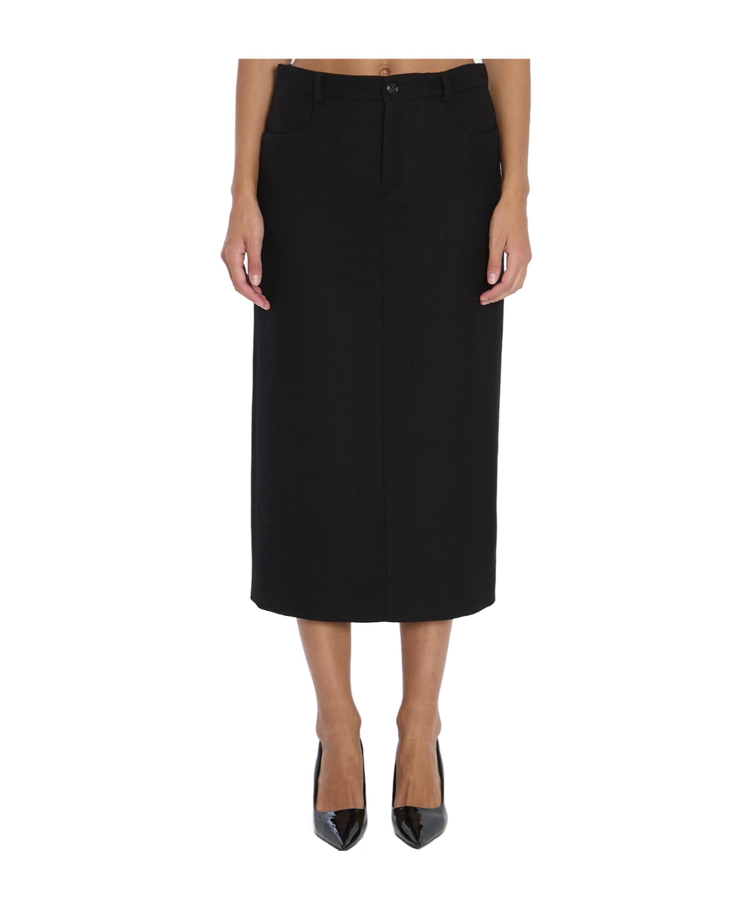 Celine Women Pencil Skirt In Black