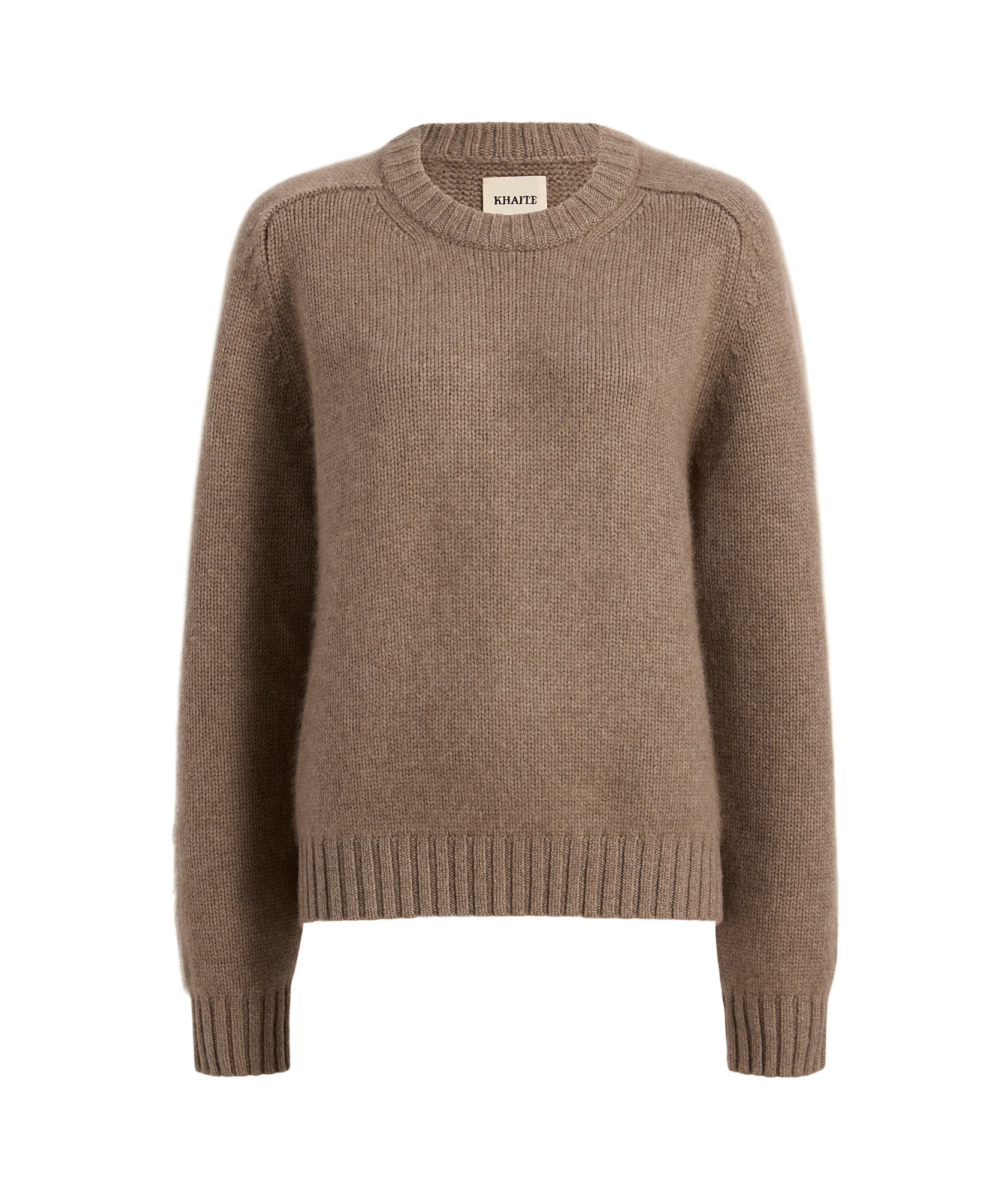 Shop Khaite Mae Cashmere Sweater In Barley Color