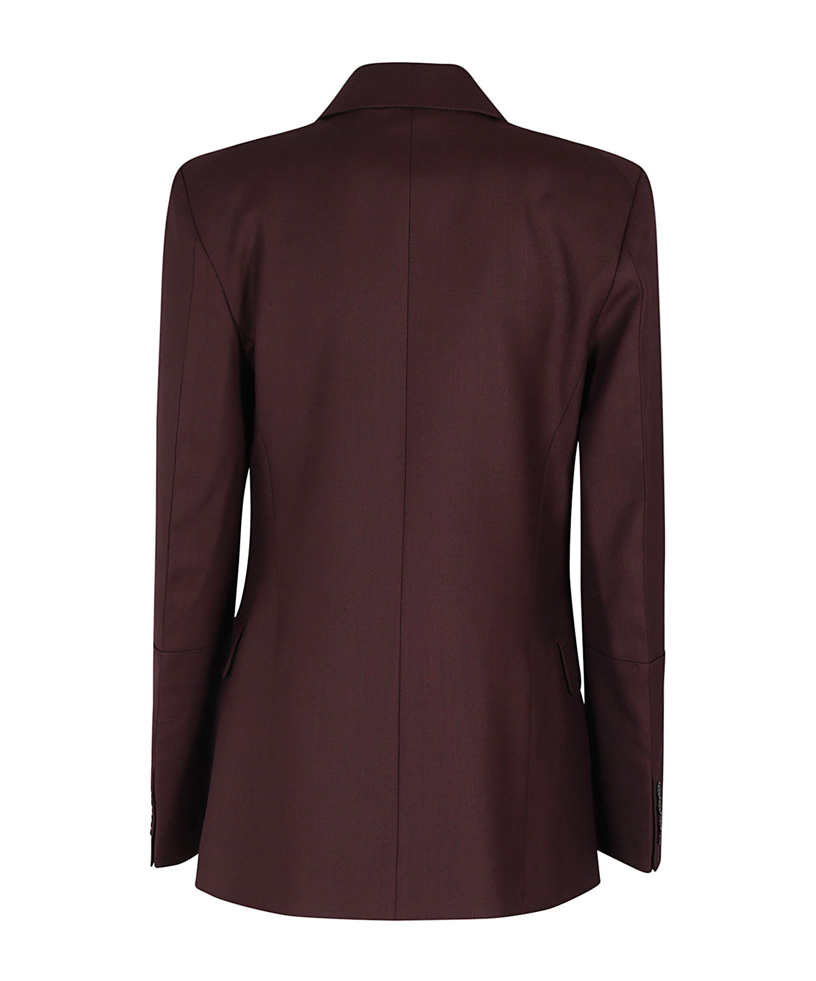 Victoria Beckham Sleeve Detail Patch Pocket Jacket In Red