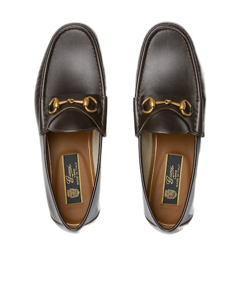 Gucci Horsebit Leather Loafers In Brown