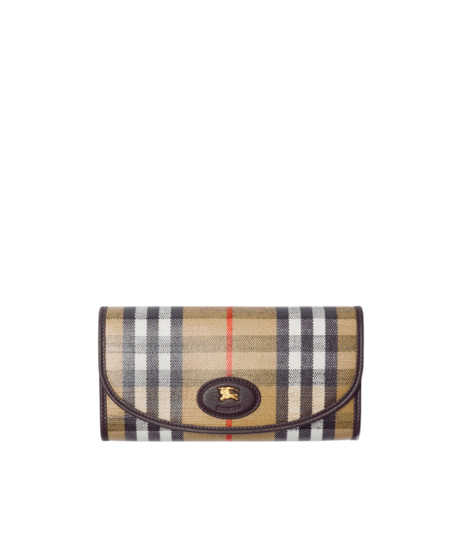 Burberry Canvas Shoulder Bag In Multi