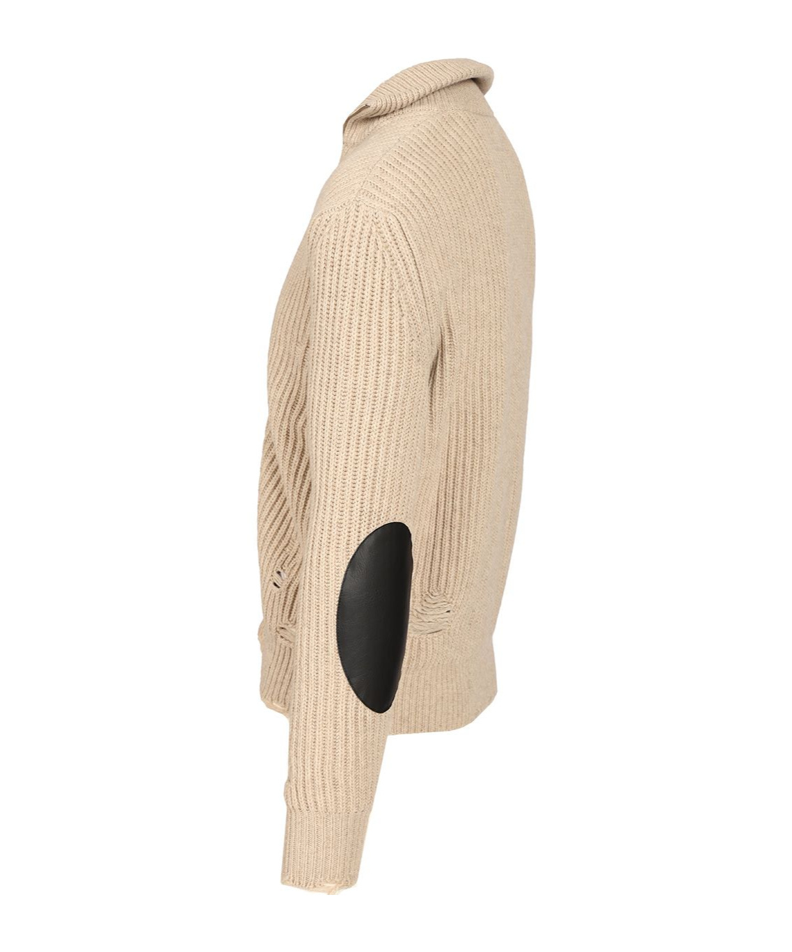 Mm6 Maison Margiela Wool Blend Knitted Jacket Jackets Beige In Pink