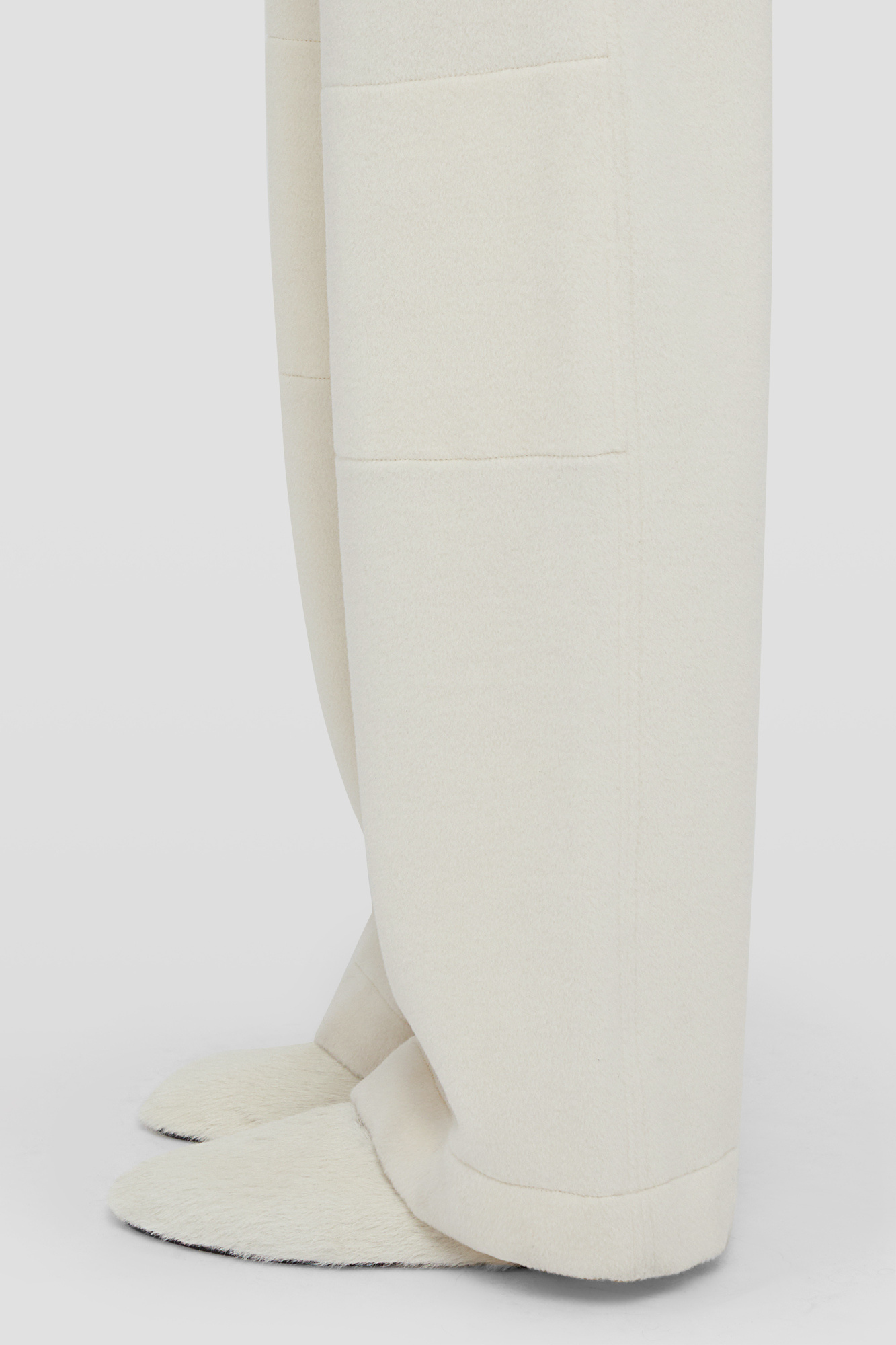 Jil Sander Flat Slip-on Shoes In White