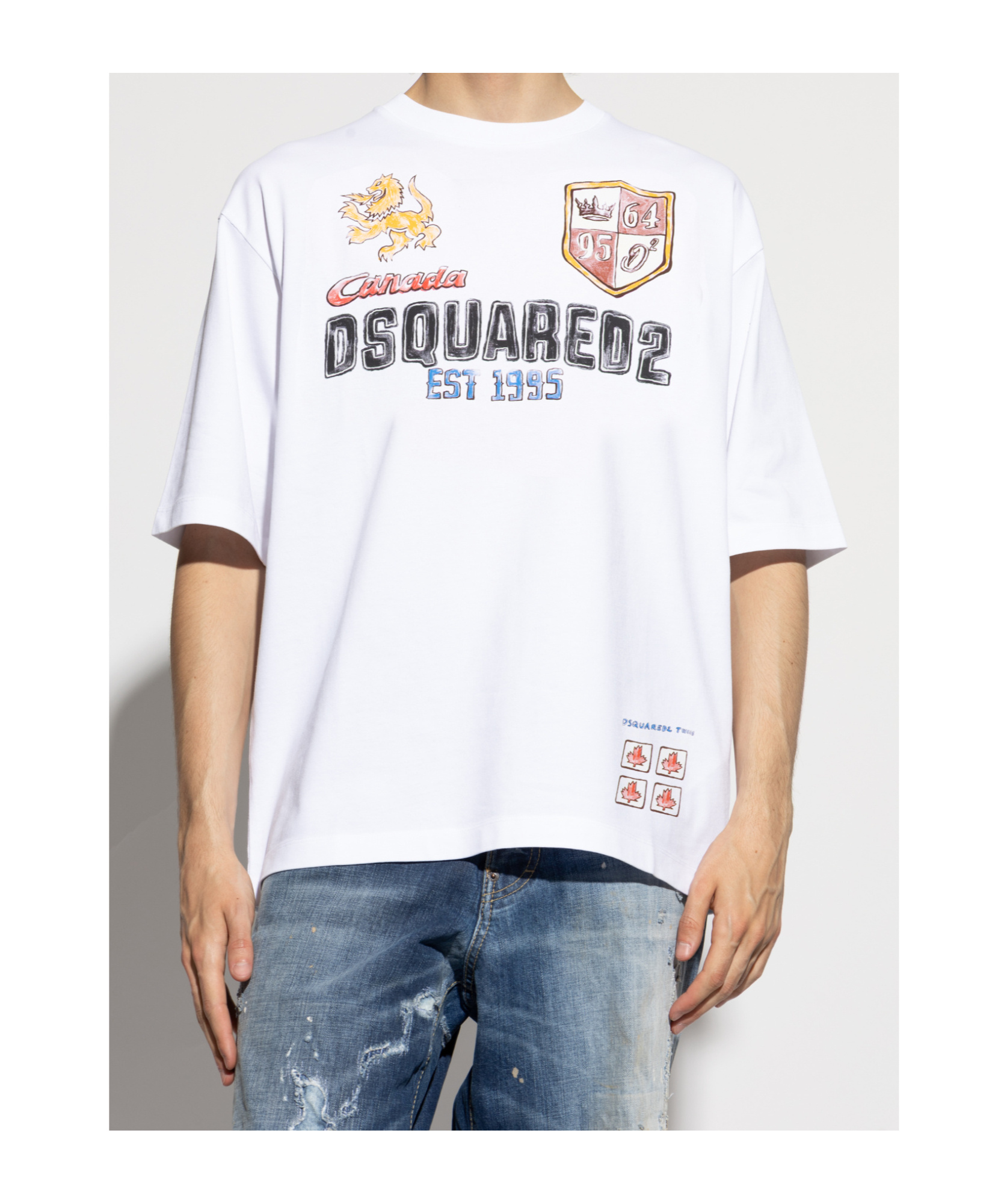 Dsquared2 Embroidered Graphic T-shirt
