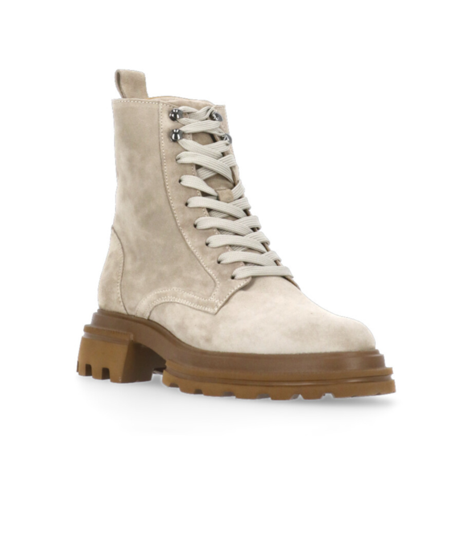 Hogan Chelsea Ankle Boots In Nude