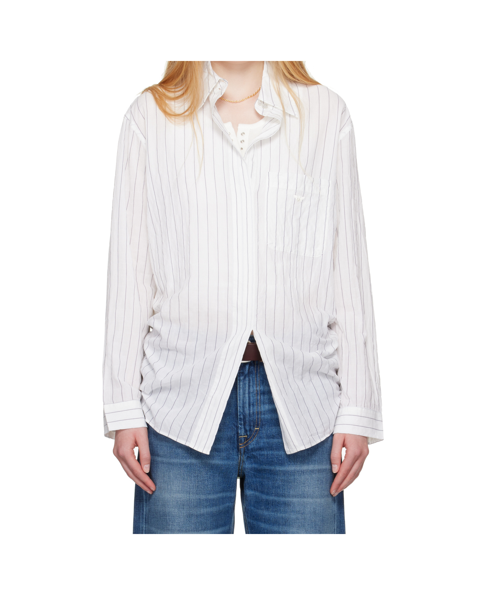 Our Legacy Work Shop Emporio Armani Grazia Shirt In White