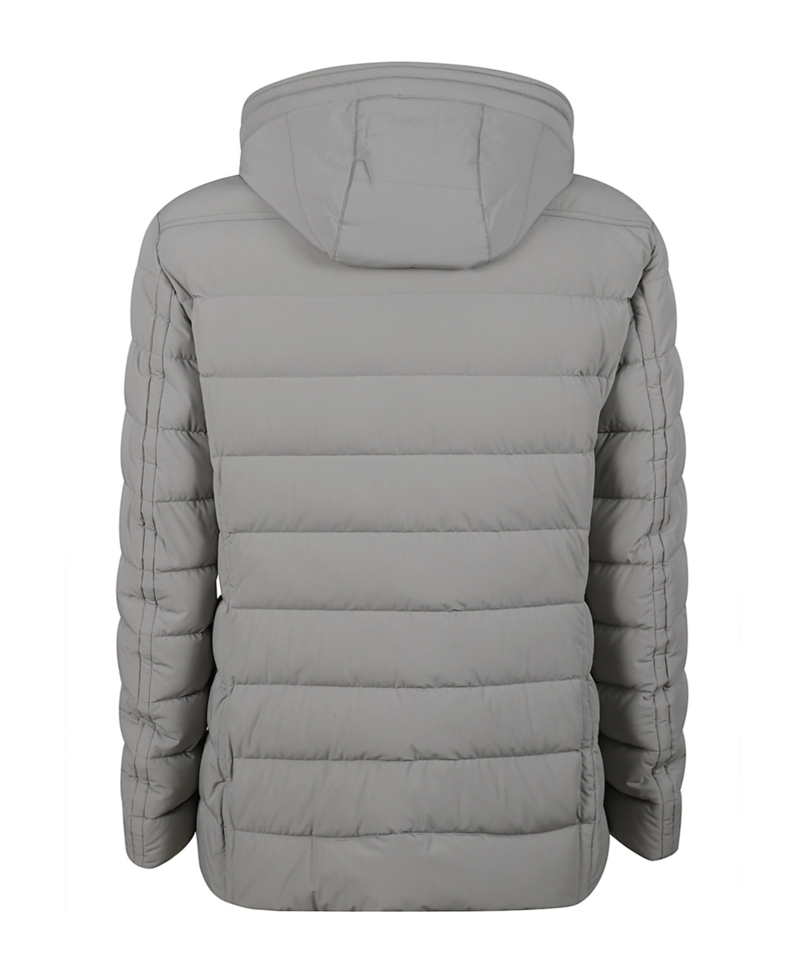 Moorer Long-sleeved Cotton Jacket In Gray