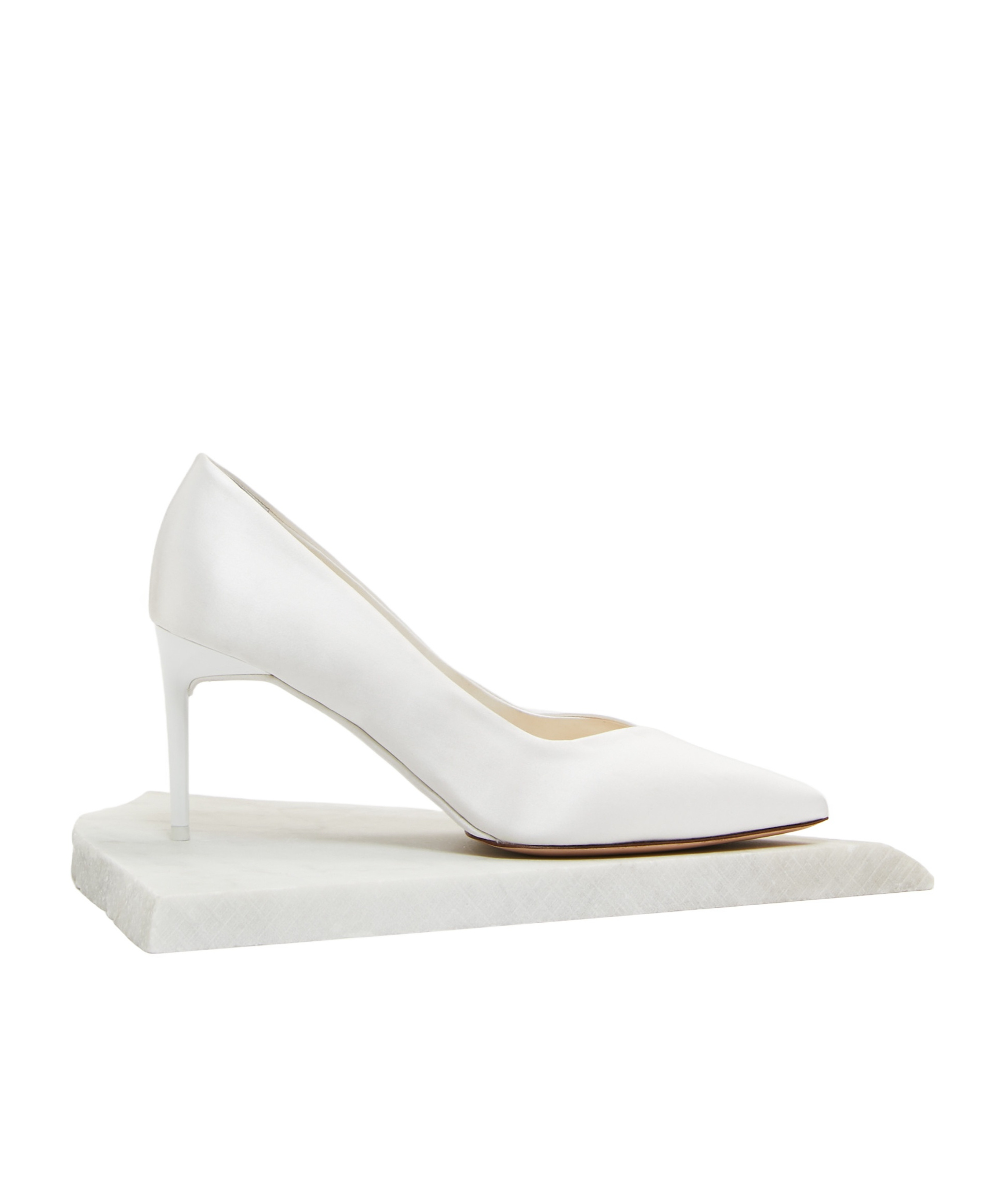 Max Mara Pointed High Heels In White
