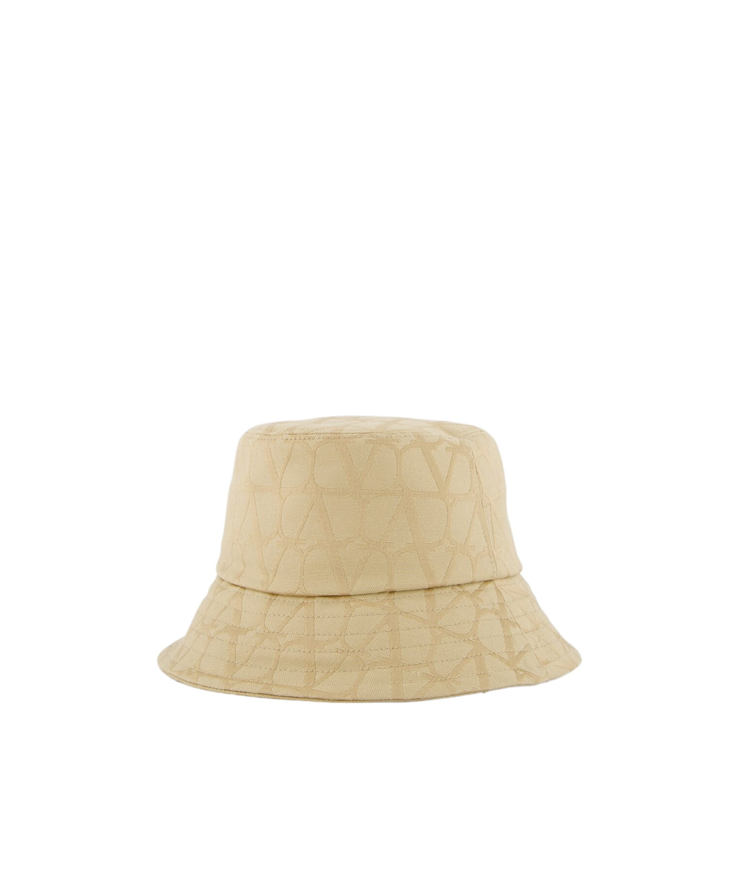 Valentino Cotton Bucket Hat In Nude