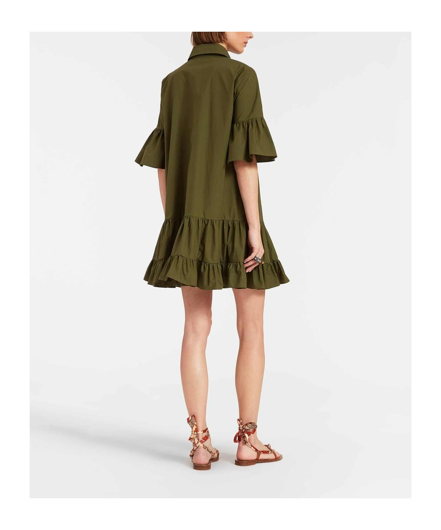 La Doublej Choux Dress In Green