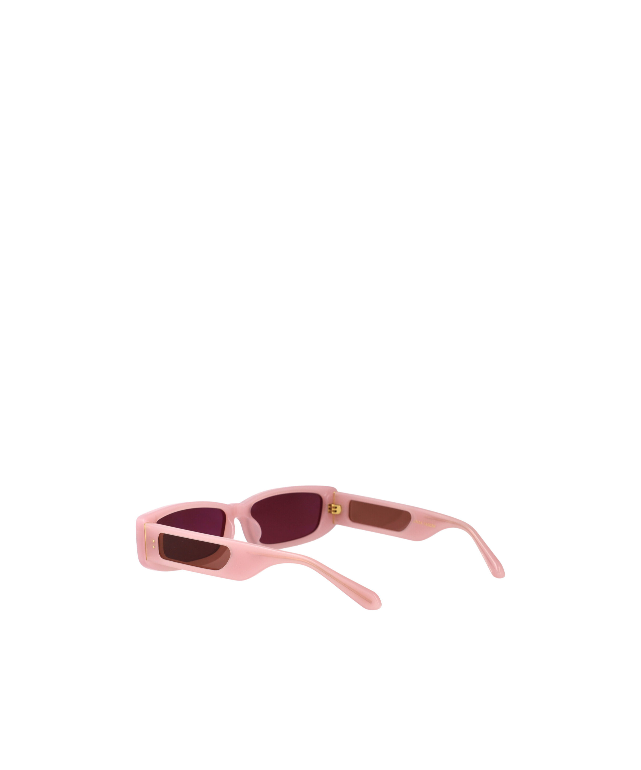 Linda Farrow Square Sunglasses In Red