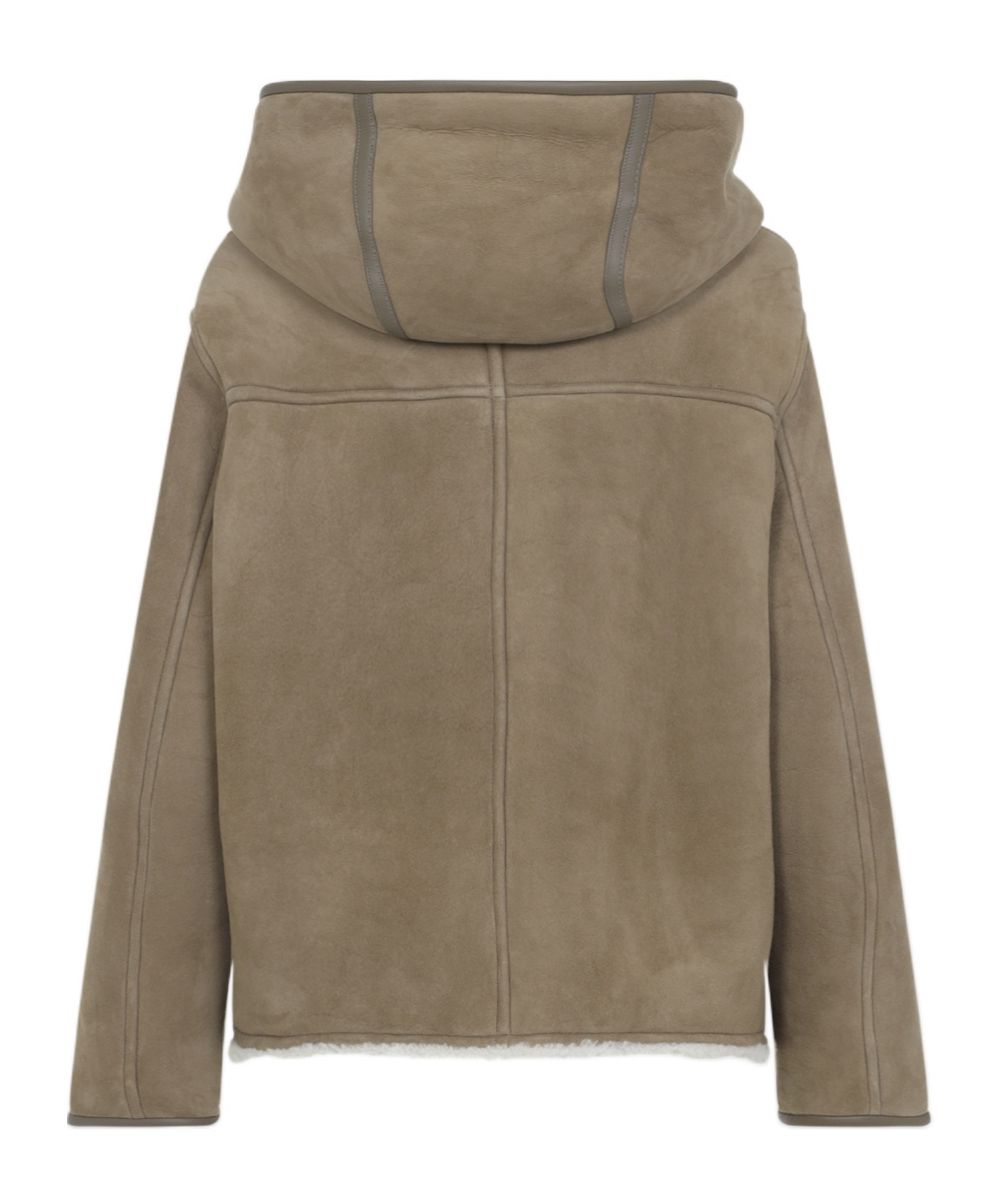 Yves Salomon Reversible Leather And Shearling Jacket In Brown