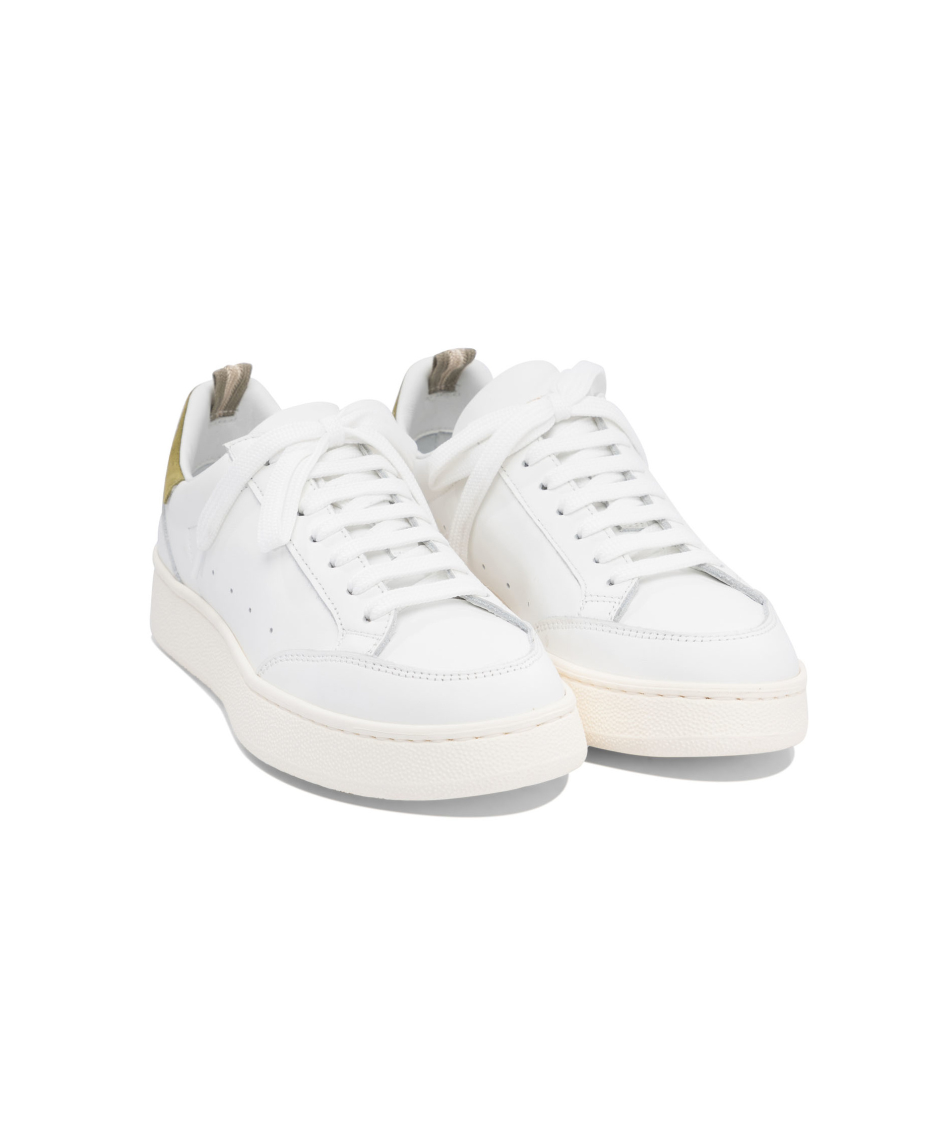 Officine Creative Round Head Low-cut Casual Shoes In White