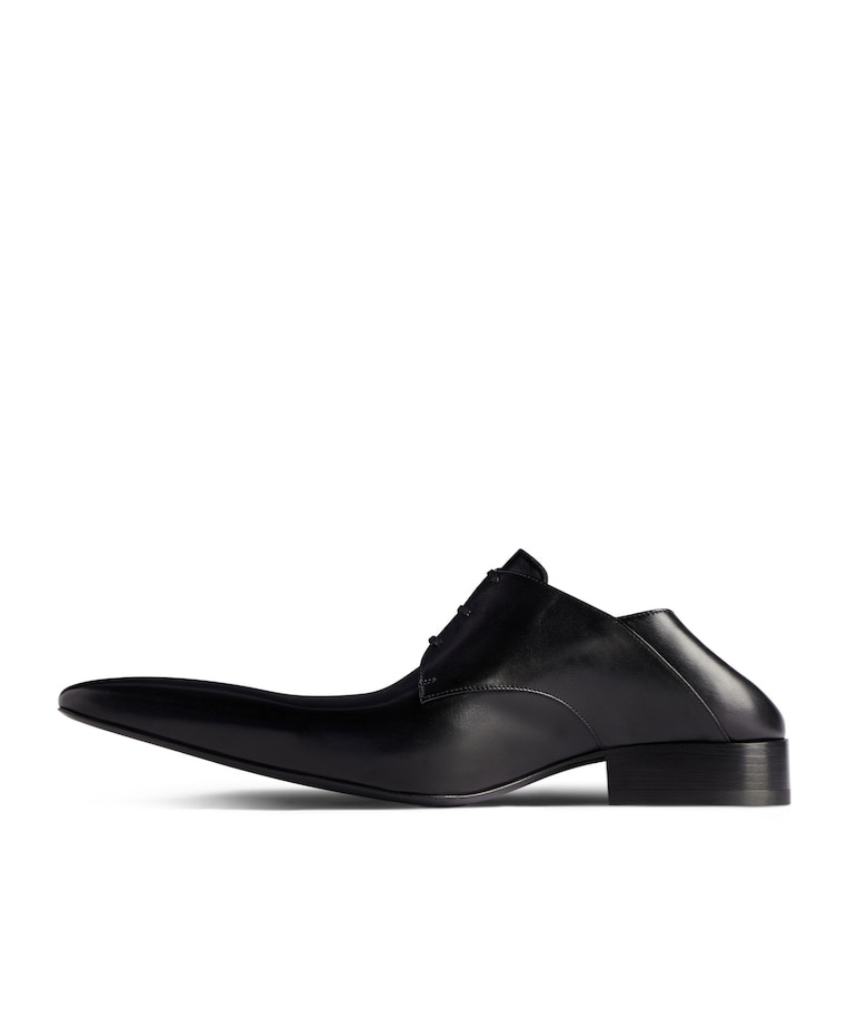 Shop Balenciaga Men's Opera Derby In Black