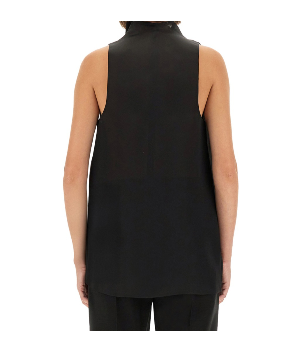Khaite Pleated Vest In Black