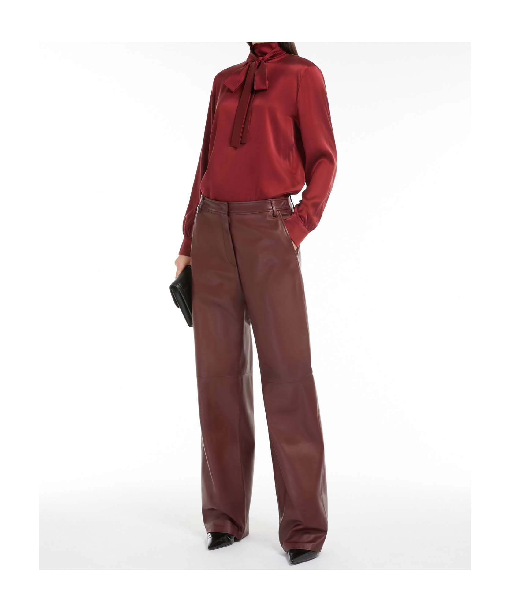 Max Mara Belt-loop Casual Pants In Brown