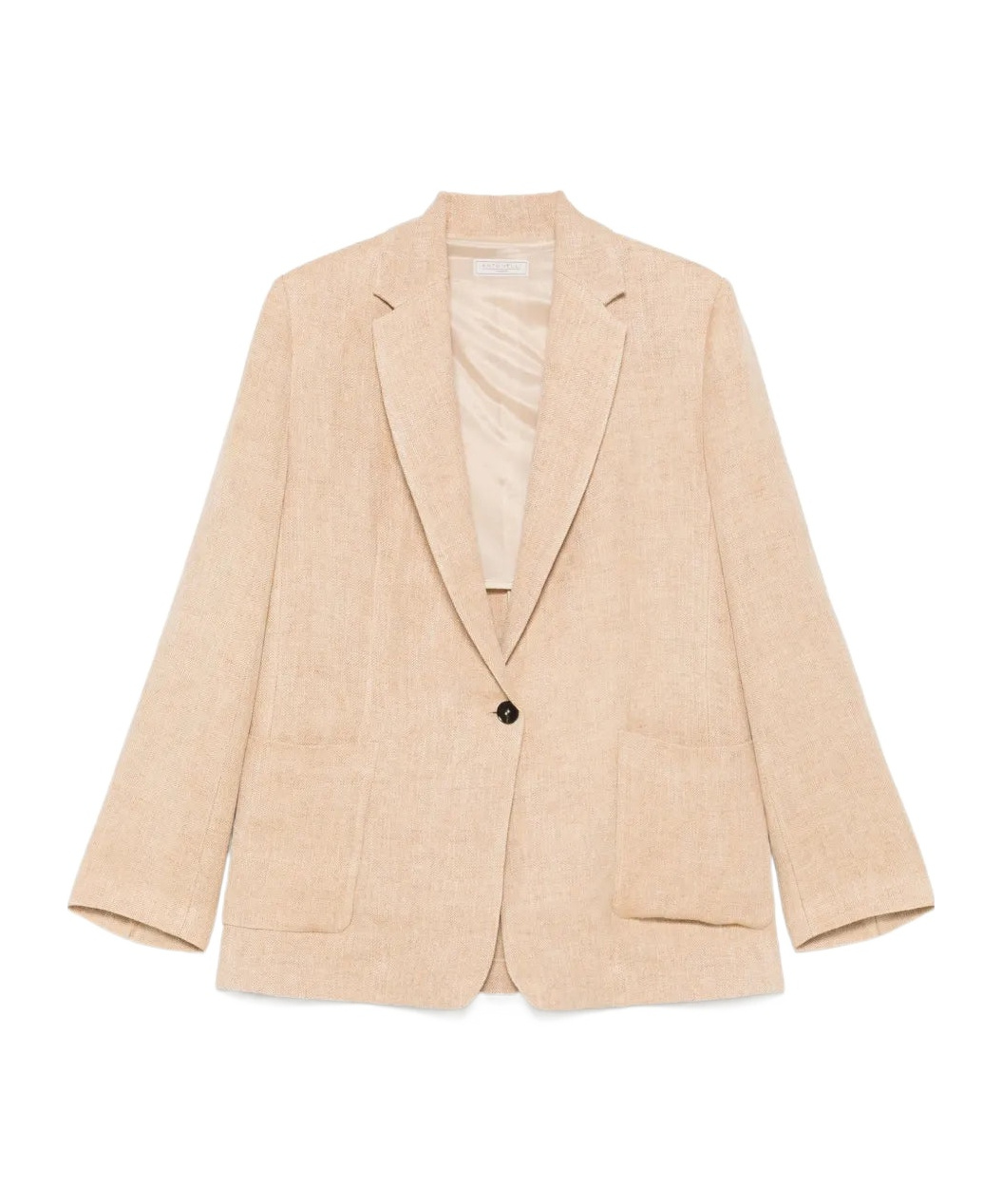 Antonelli Long-sleeved Suit Jacket In Light Brown