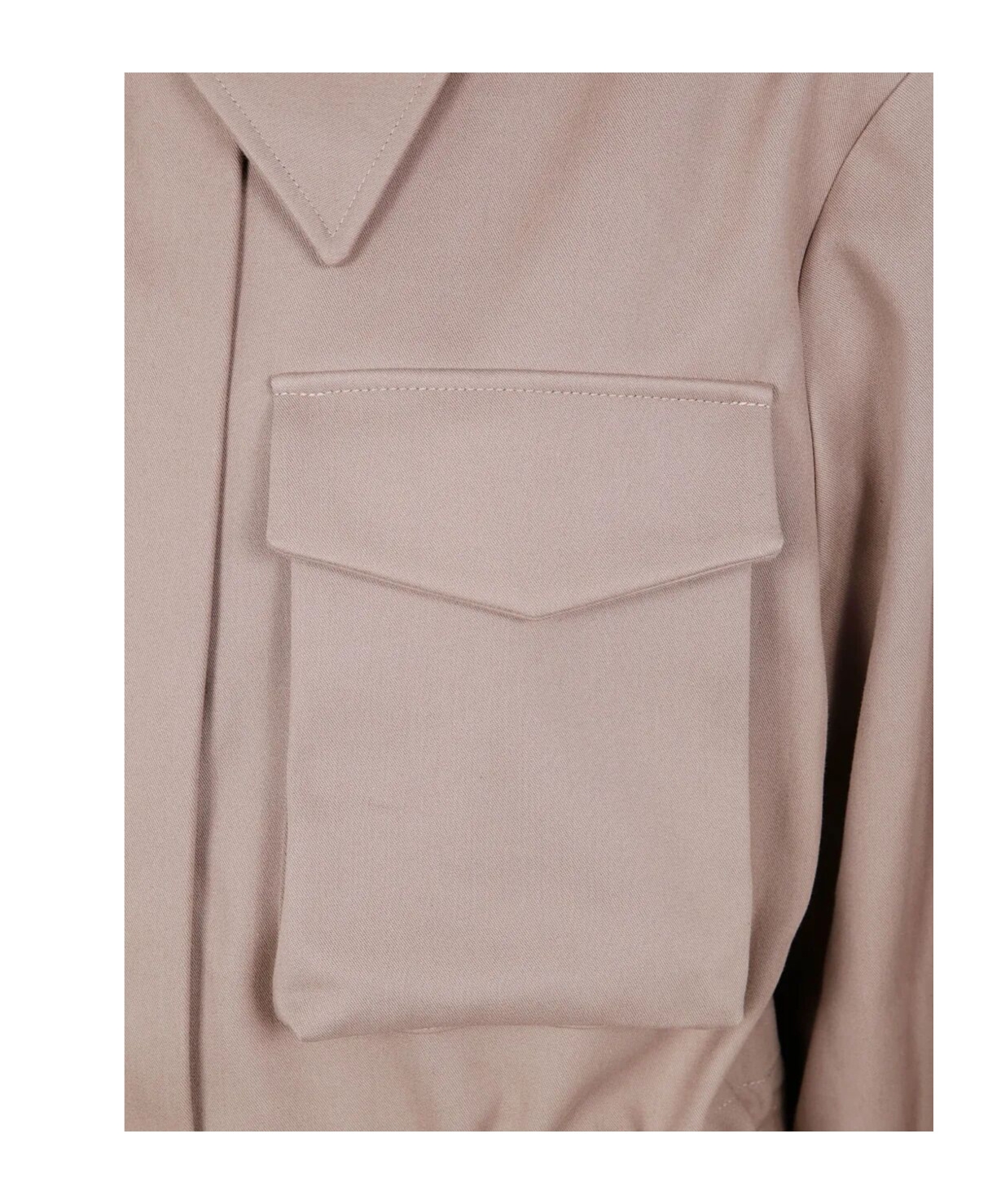 Rohe Field Jacket With Waist Adjuster In Brown