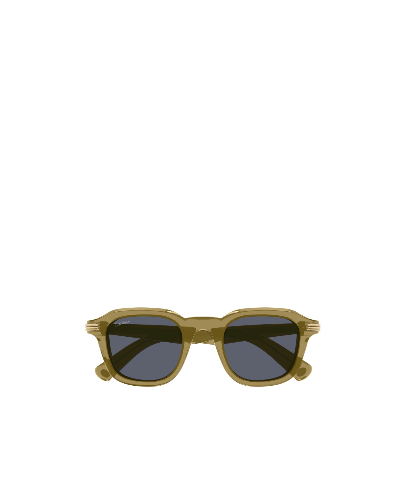 Shop Cartier Rectangular Sunglasses