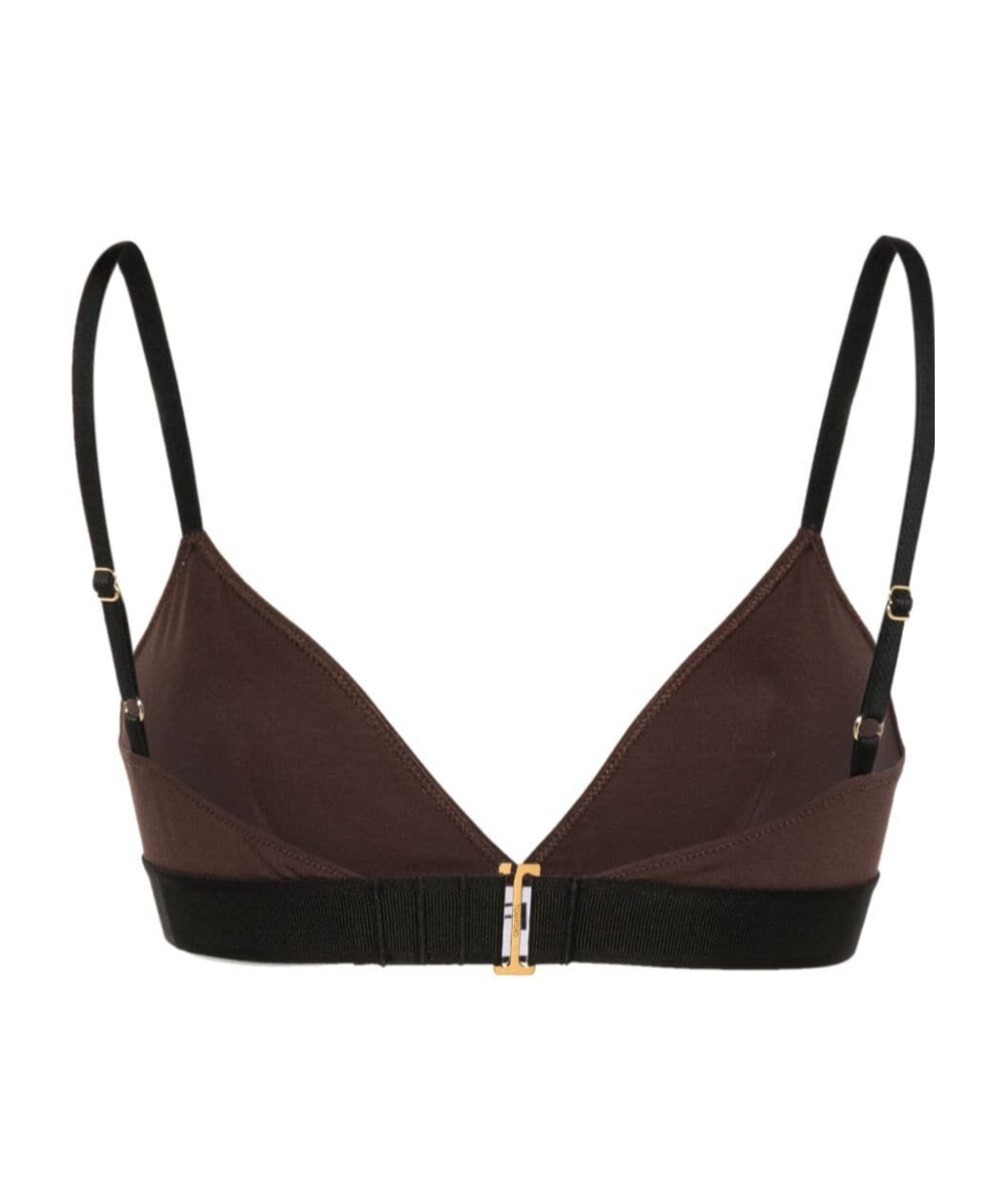 Tom Ford Logo Modal Jersey Triangle Bra In Black
