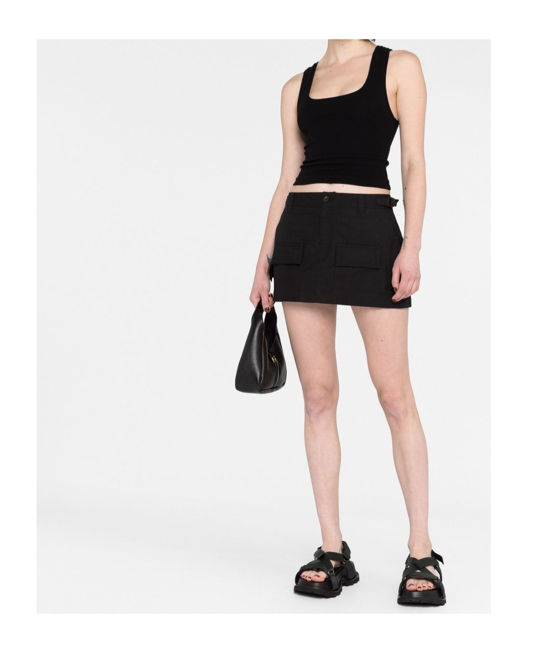 Shop Wardrobe.nyc Black Sleeveless Vest Top