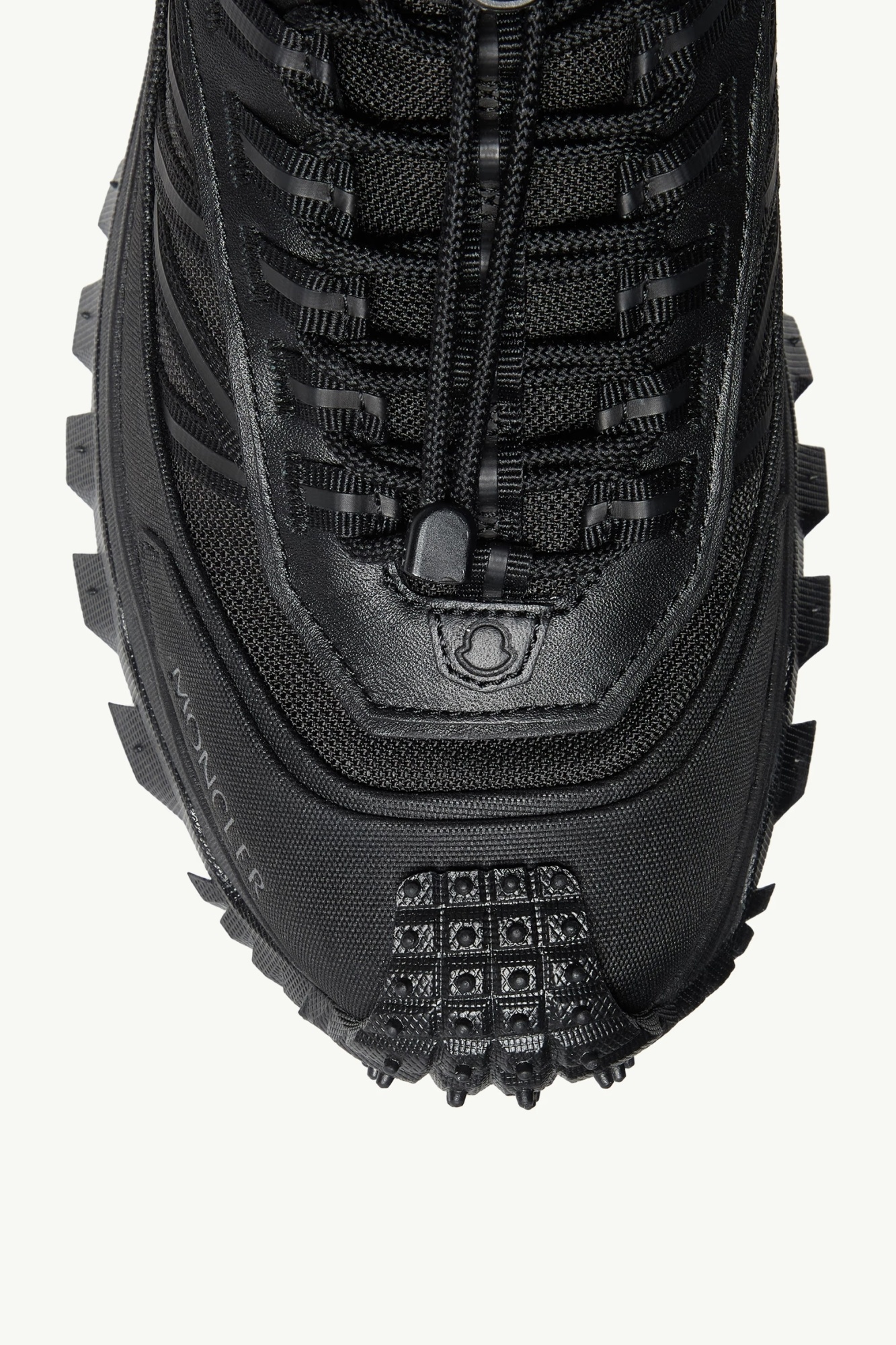 Moncler Lace-up Sneakers In Black