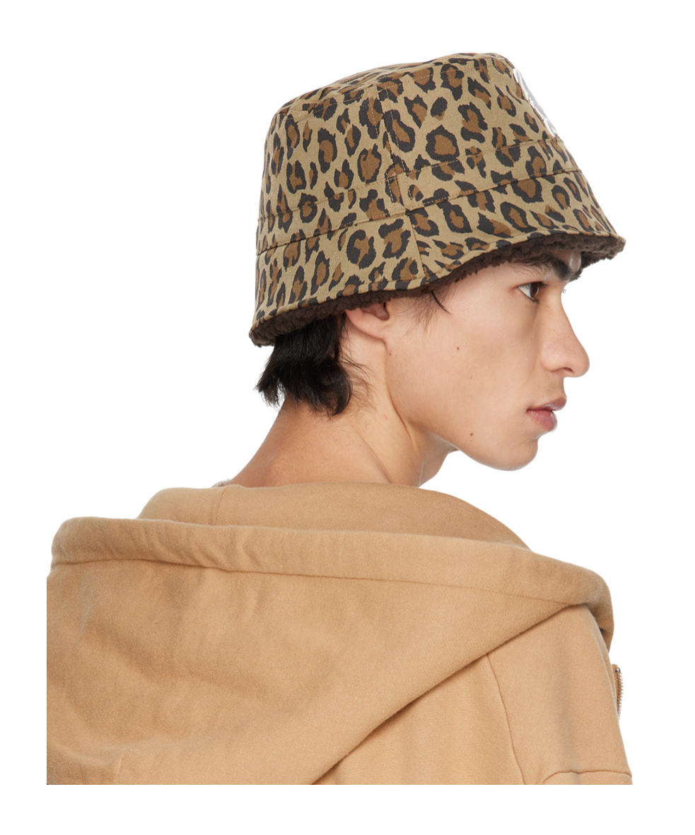 R13 Embroidered-logo Detail Bucket Hat In Brown