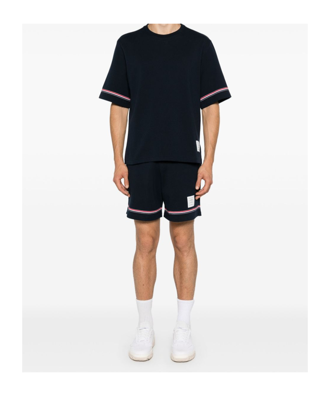 Thom Browne Polo Shirt With Lapel Short Sleeve In Black