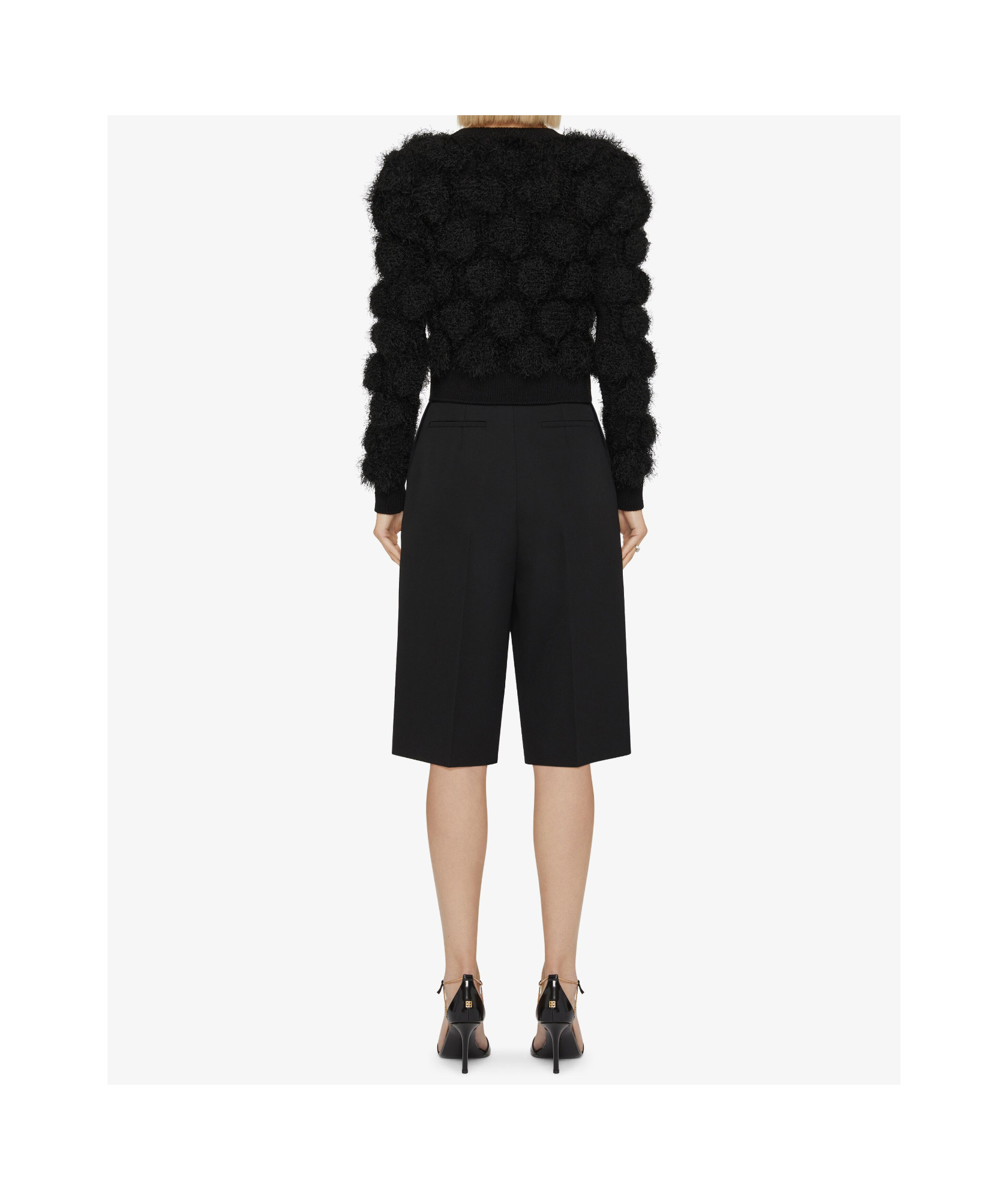 GIVENCHY SWEATER IN KNIT WITH POMPOMS
