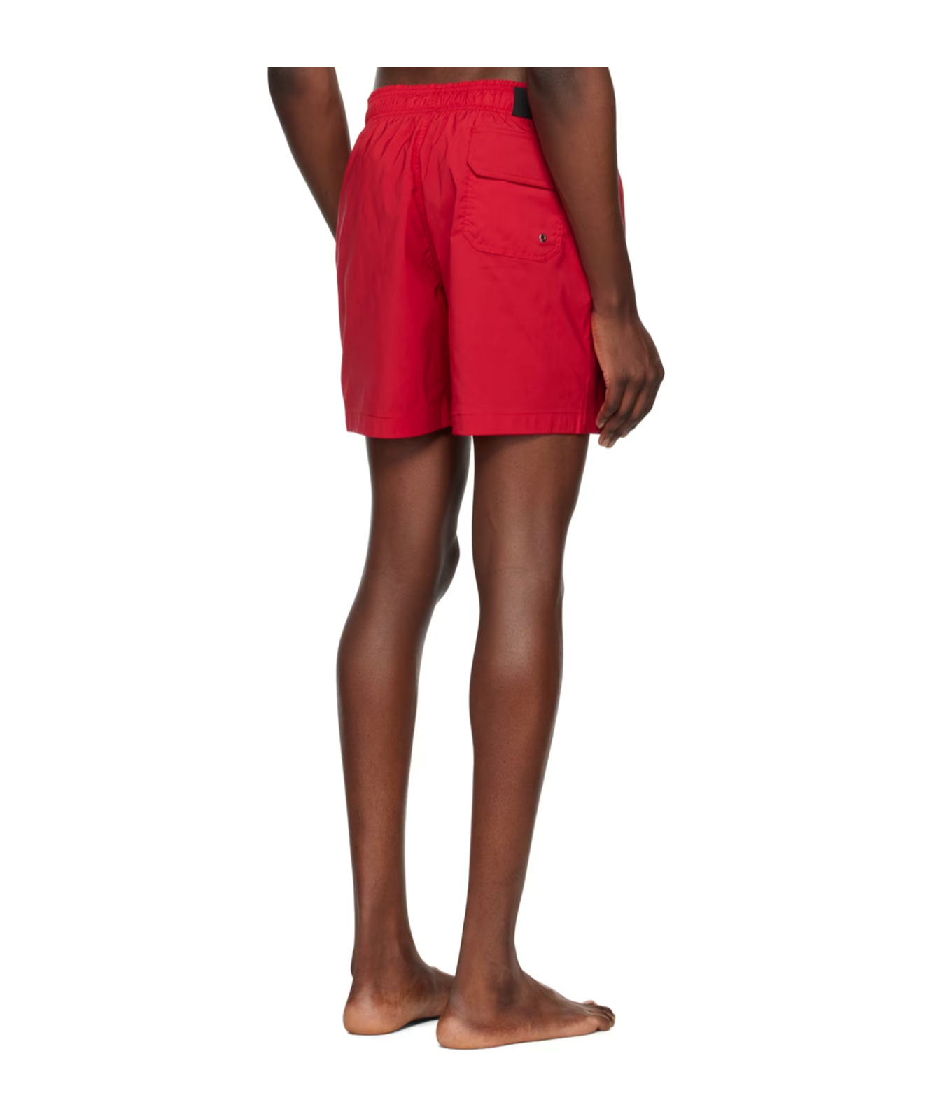 Amiri Core Drawstring Swimsuit In Red
