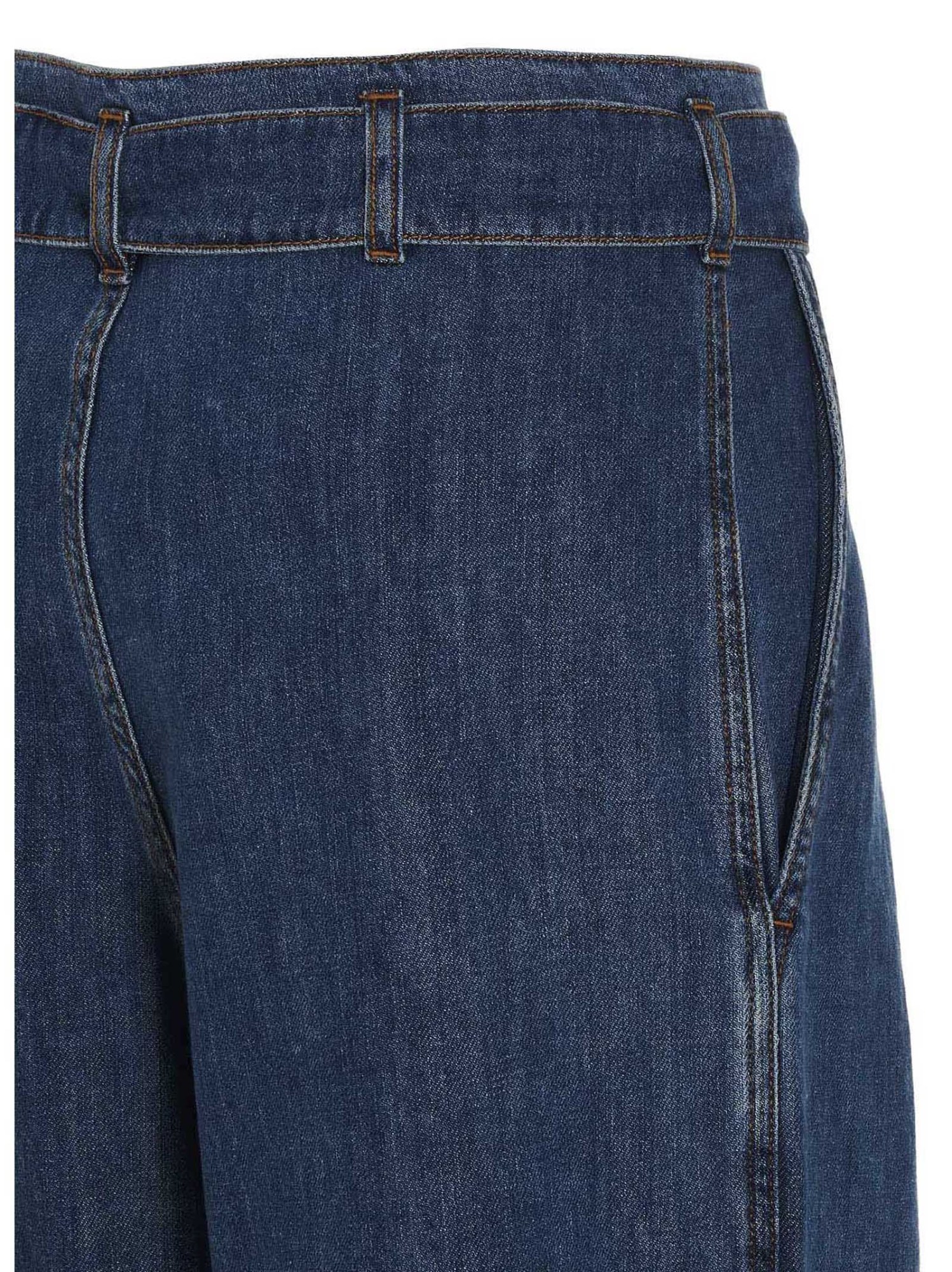 Philosophy Di Lorenzo Serafini High-waisted Straight-leg Jeans In Blue