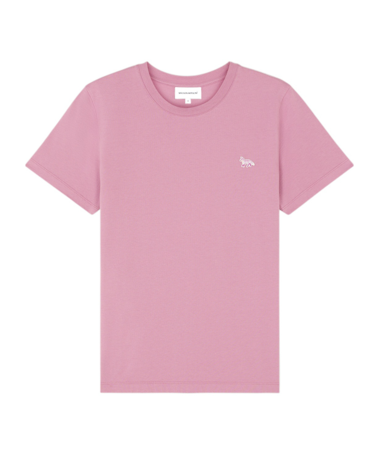 MAISON KITSUNÉ T-SHIRT WITH ROUND NECK AND SHORT SLEEVES