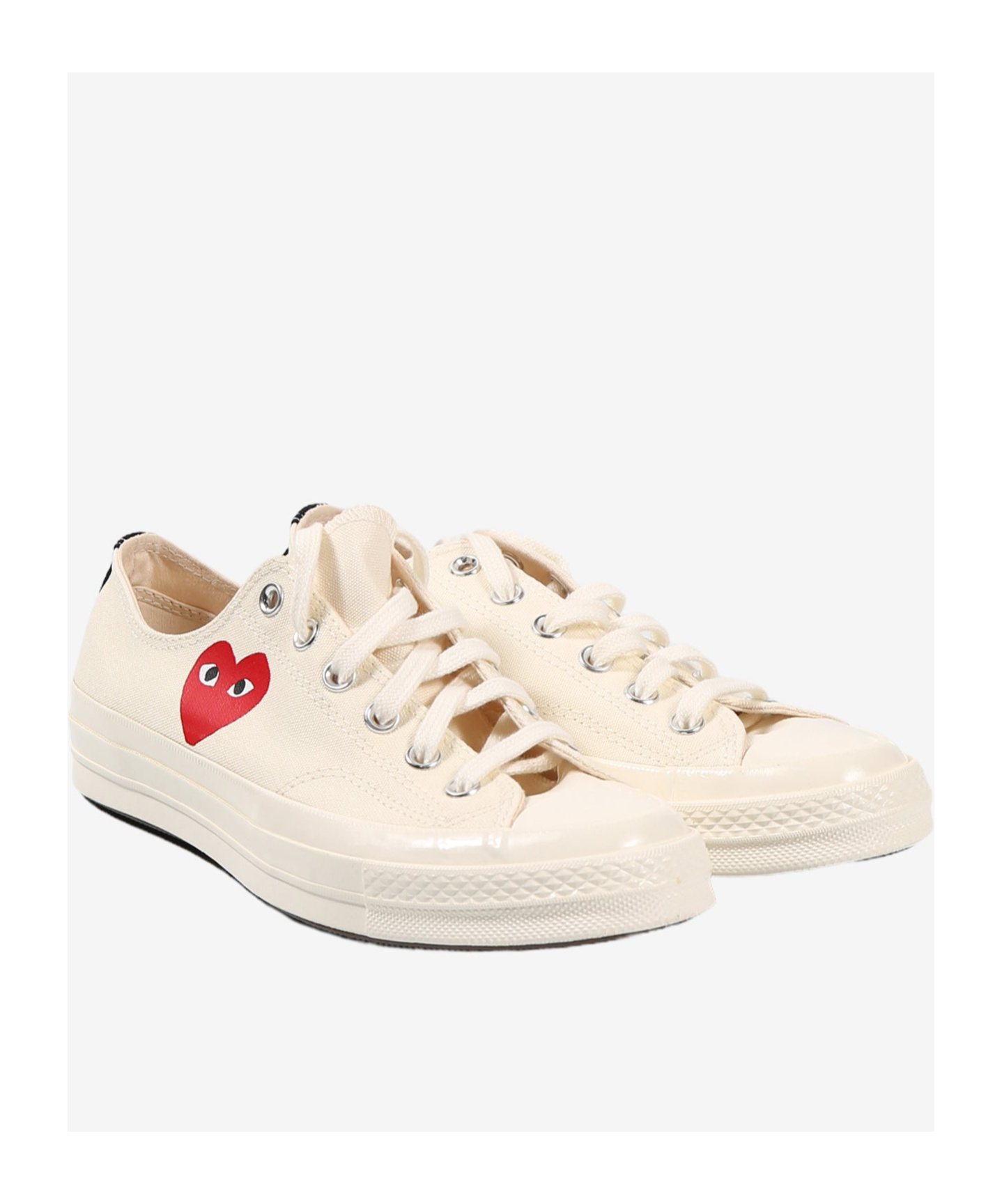Comme Des Garçons Play X Converse Chuck Taylor 70 Low-cut Casual Shoes In Nude