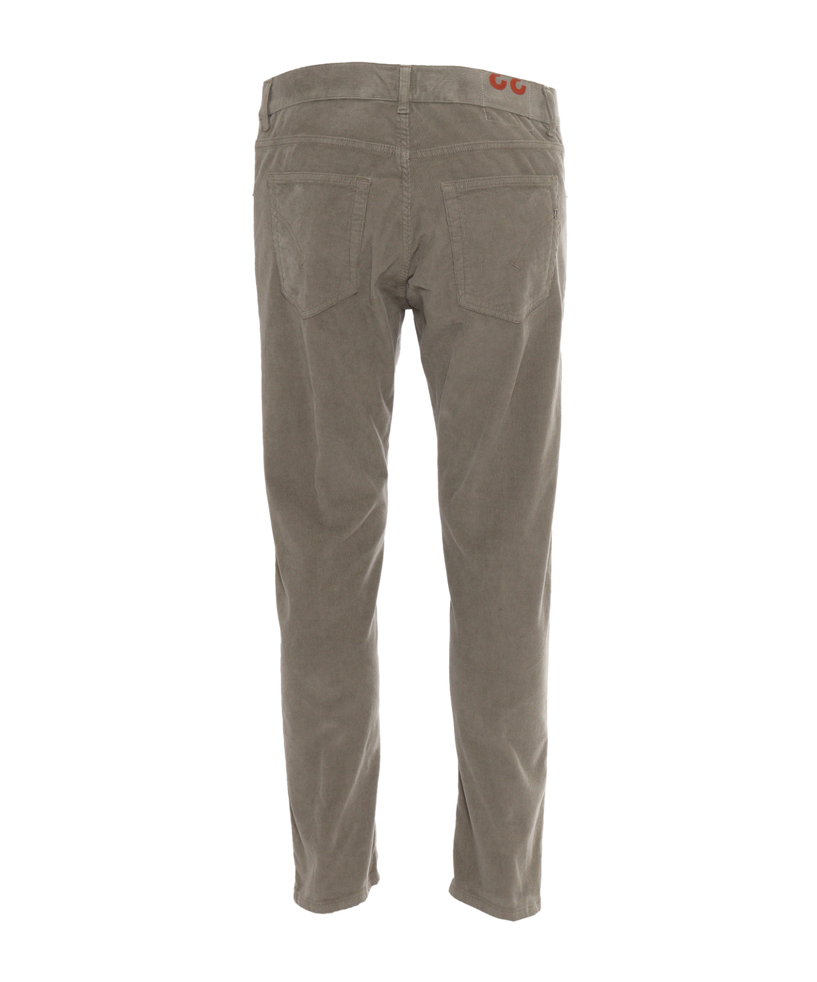 Dondup Dian Tapered-leg Corduroy Trousers In Gray