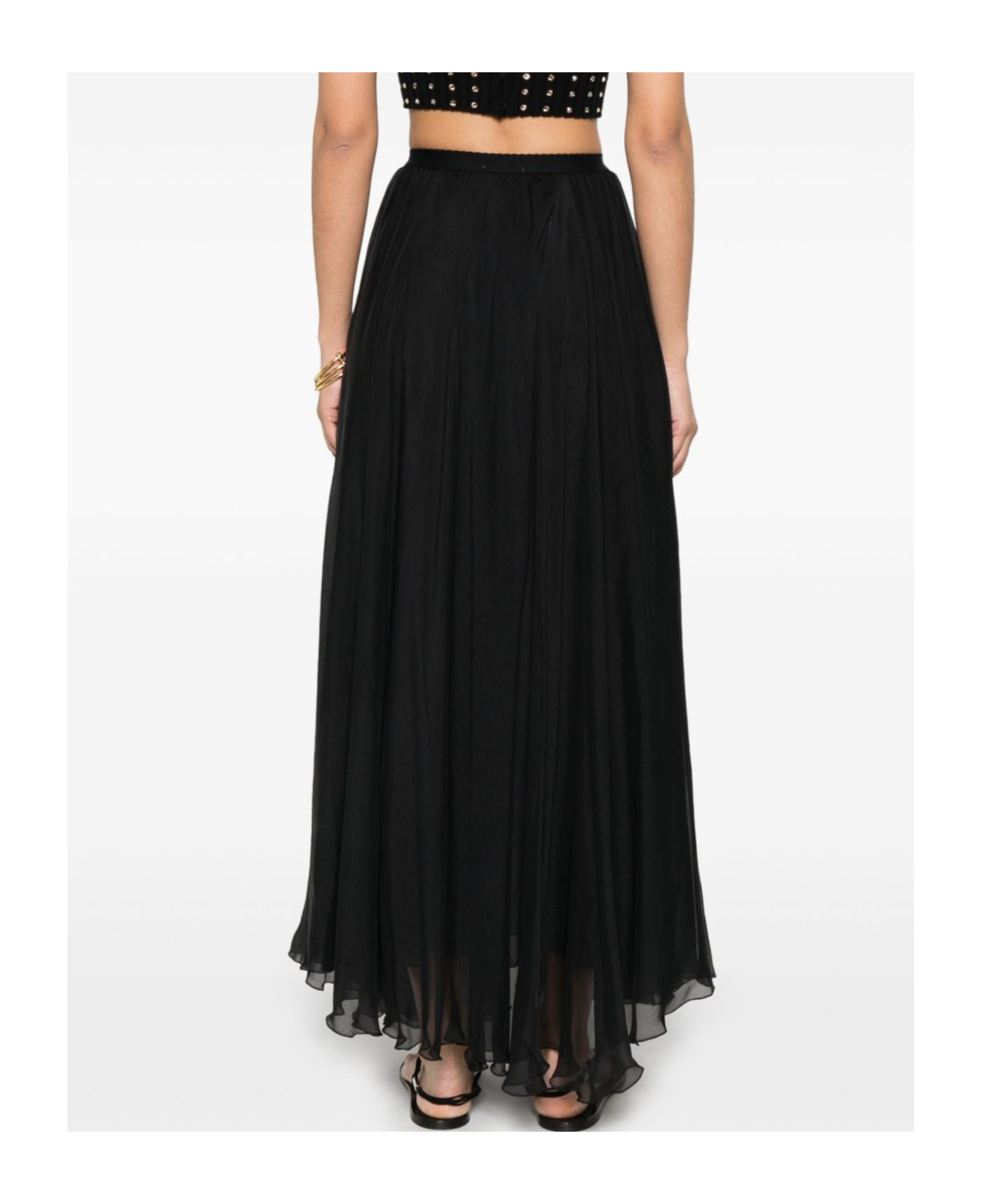 FORTE FORTE PLEATS LONG SKIRT 