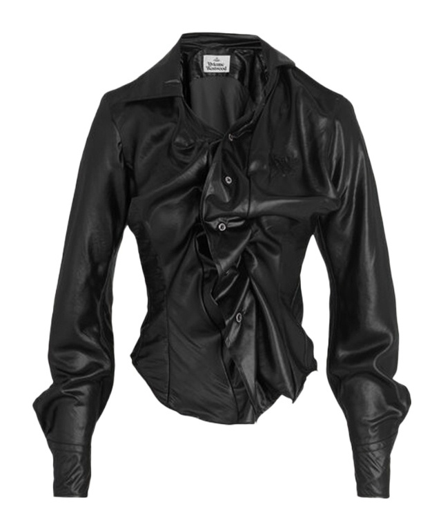 Vivienne Westwood Drunken Shirt In Black