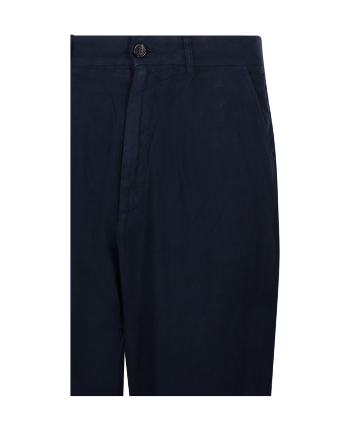 Department Five Linen-blend Trousers In Navy