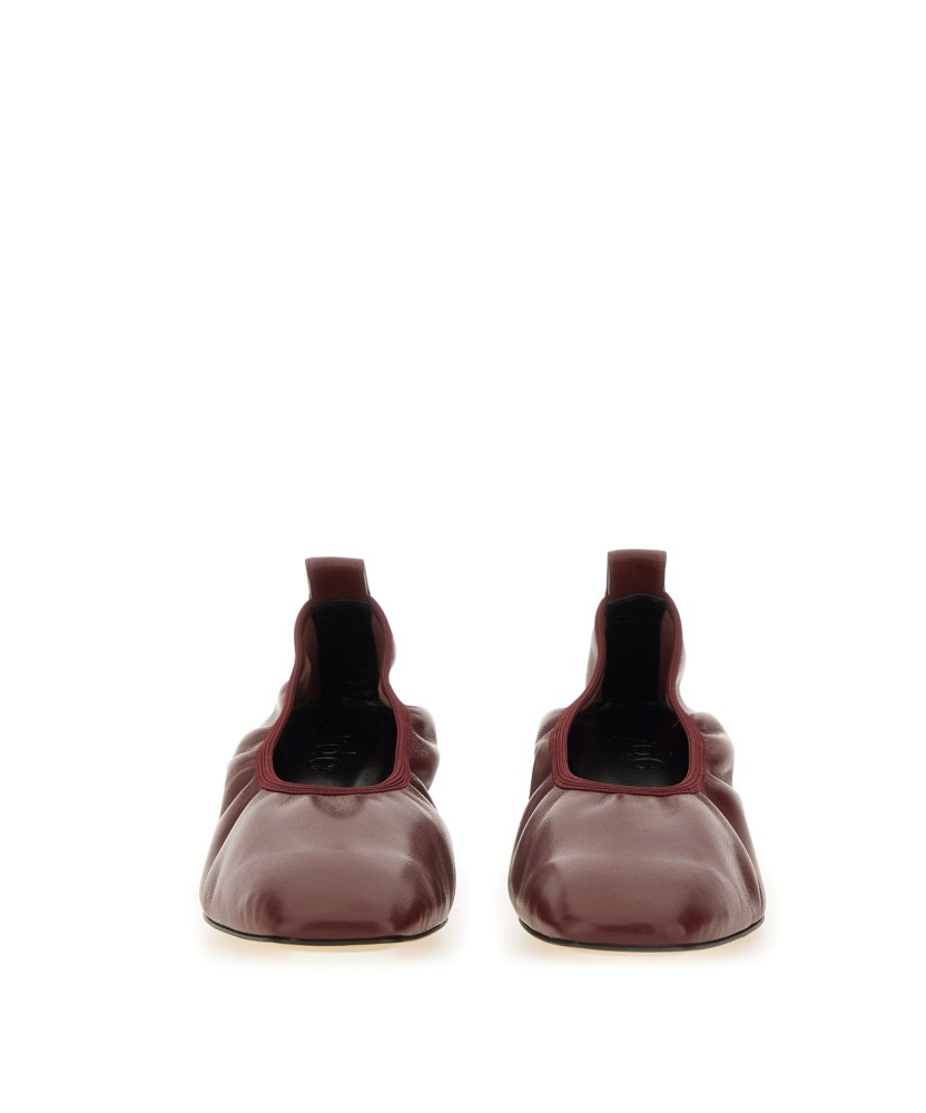 Aeyde Square Toe High Heels In Red