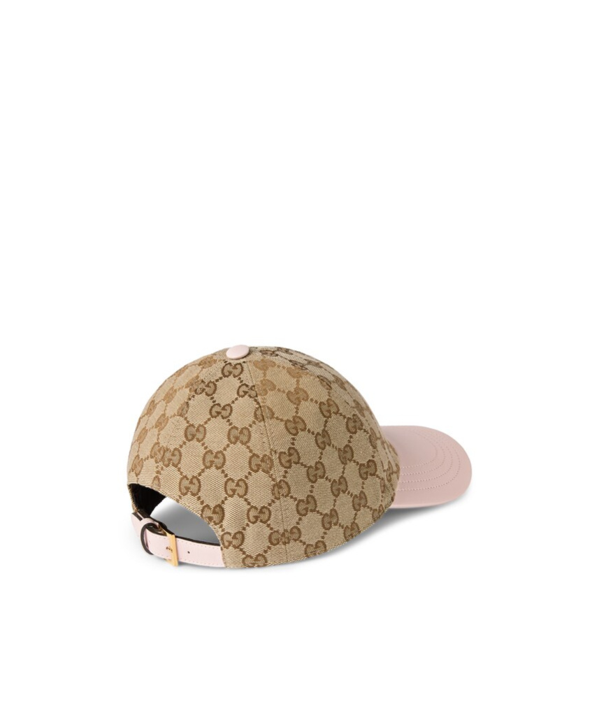 Gucci Gg Canvas Baseball Hat In Brown