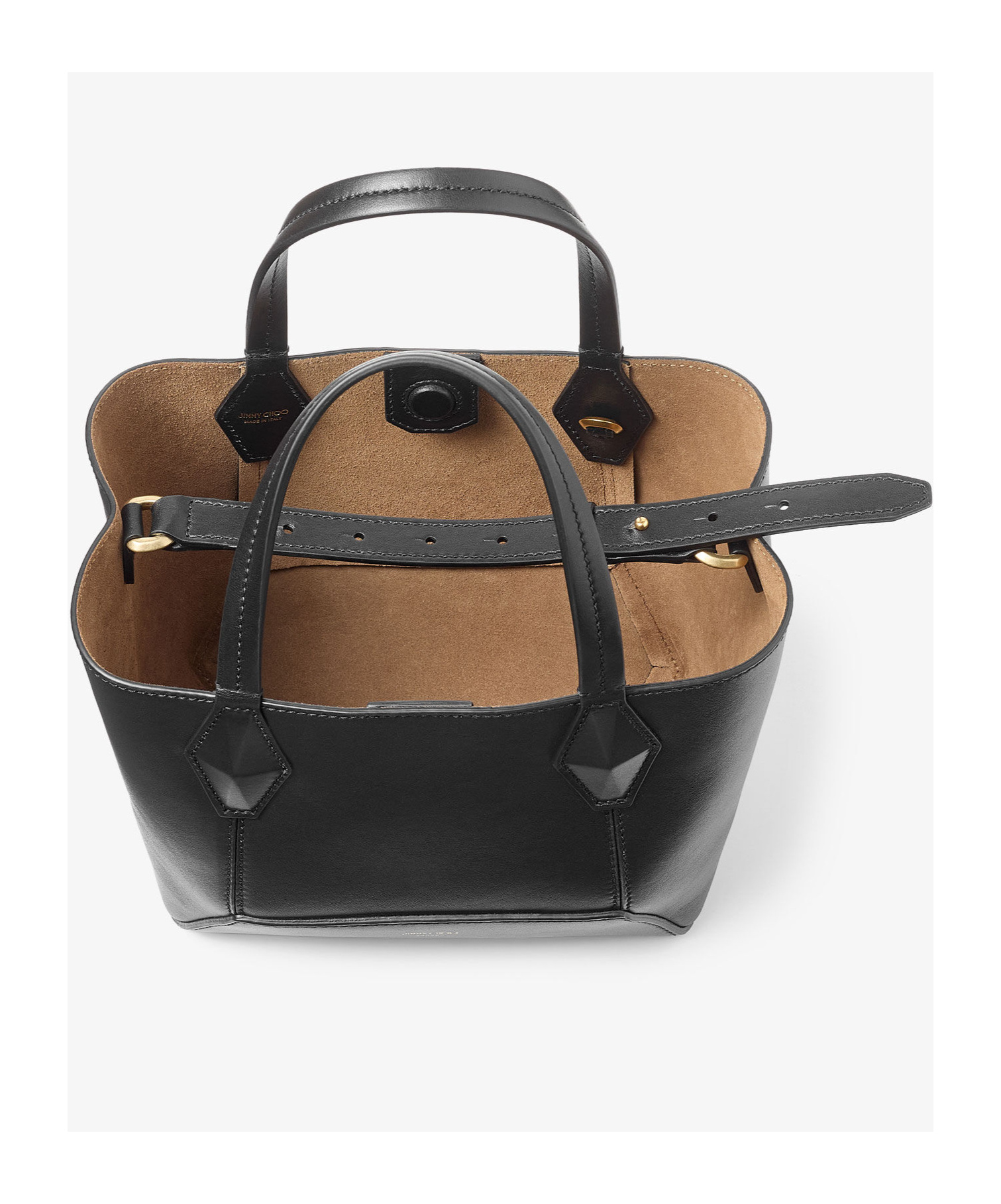 JIMMY CHOO JIMMY CHOO DIAMOND LOGO PRINTED SMALL TOTE BAG