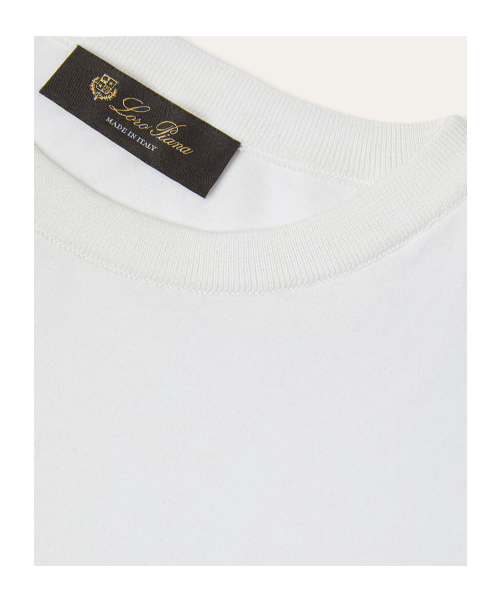 Loro Piana My-t Short-sleeved T-shirt In White