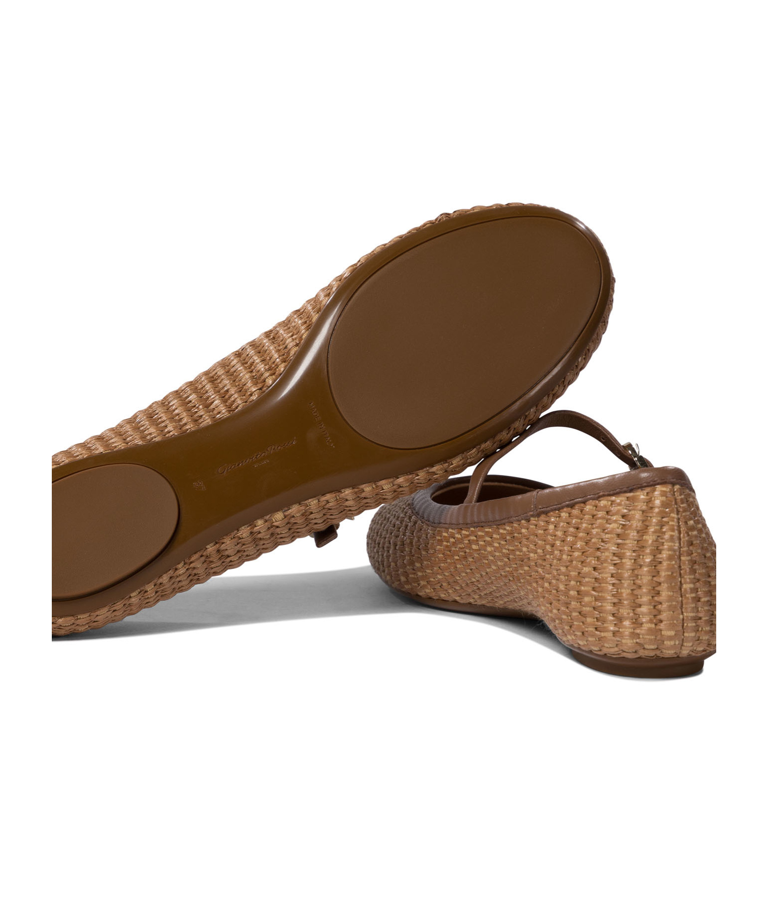 Gianvito Rossi Ballet Flats In Brown