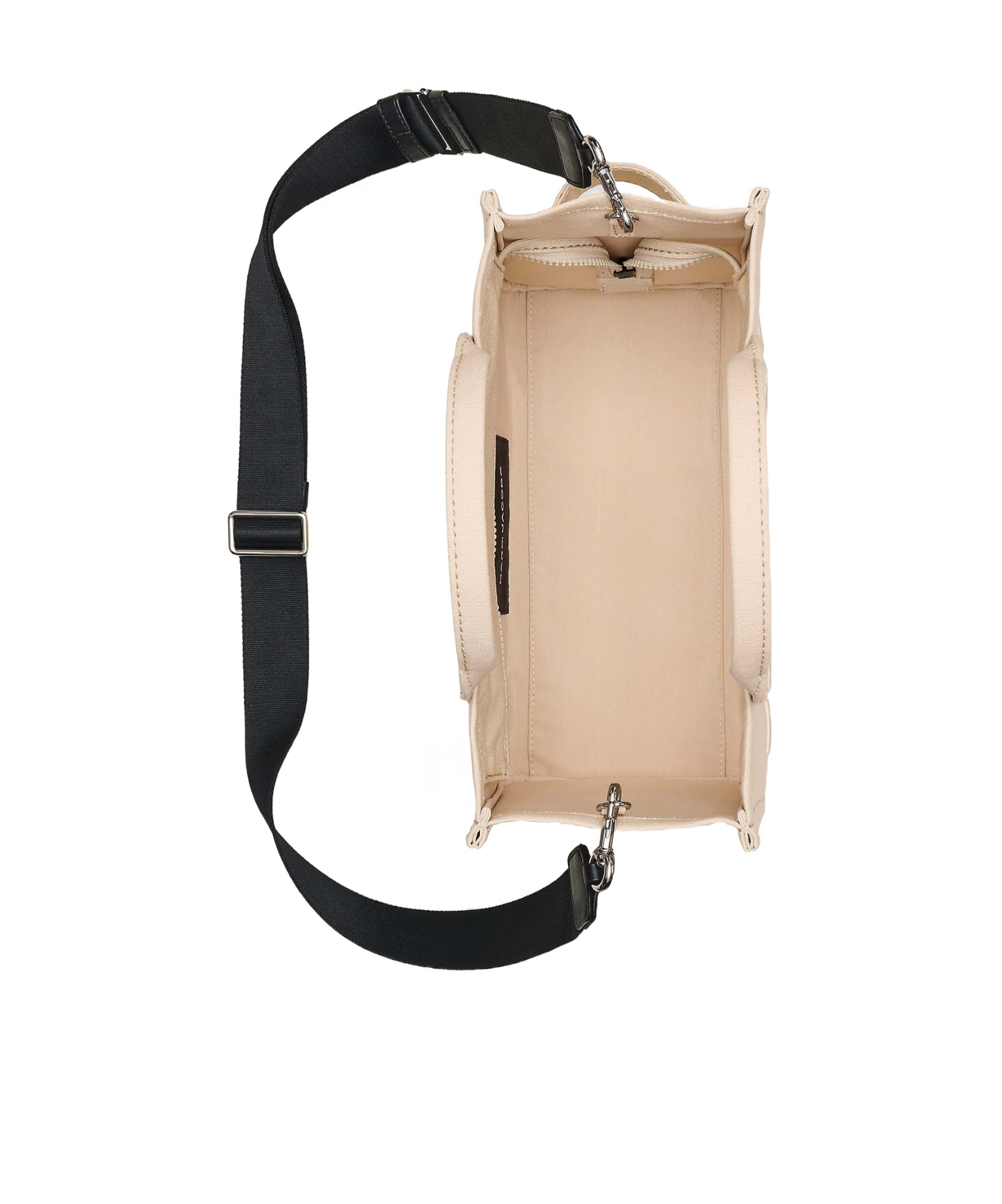 Marc Jacobs The Daisy Script Canvas Medium Tote Bag In Brown